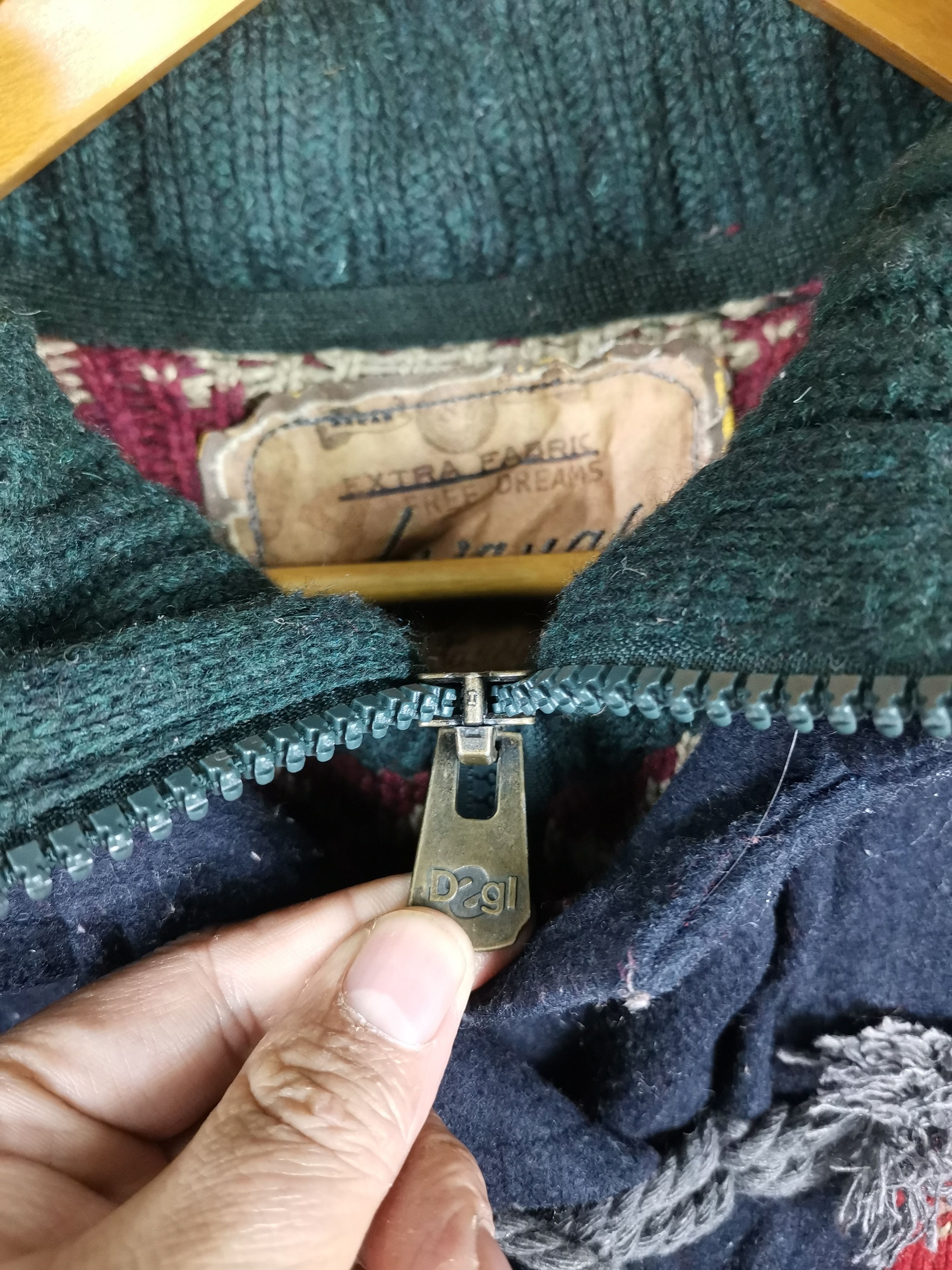 If Six Was Nine Vintage Desigual Navajo Knit Jacket Size US M / EU 48-50 / 2 - 2 Thumbnail