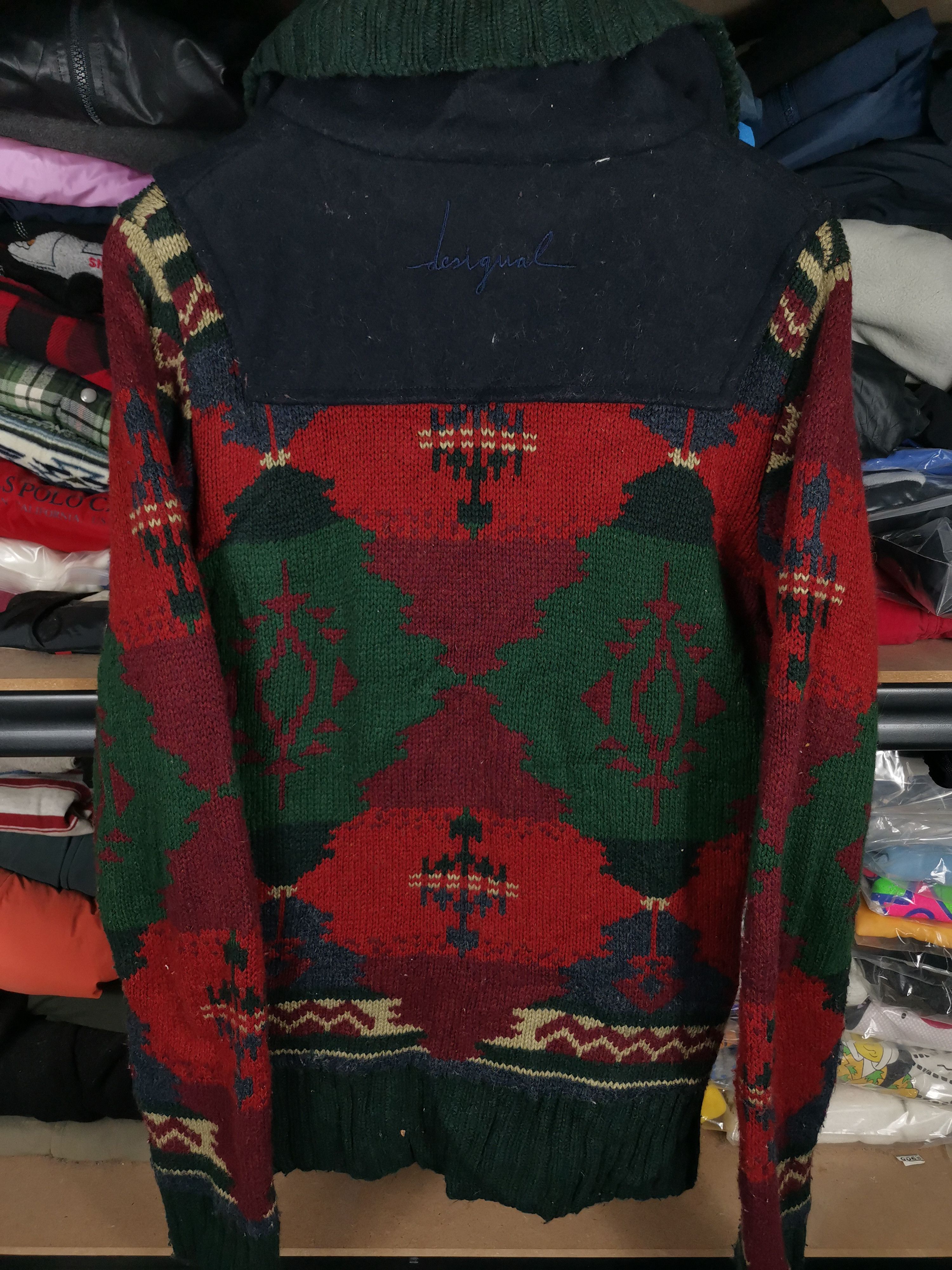 If Six Was Nine Vintage Desigual Navajo Knit Jacket Size US M / EU 48-50 / 2 - 4 Thumbnail
