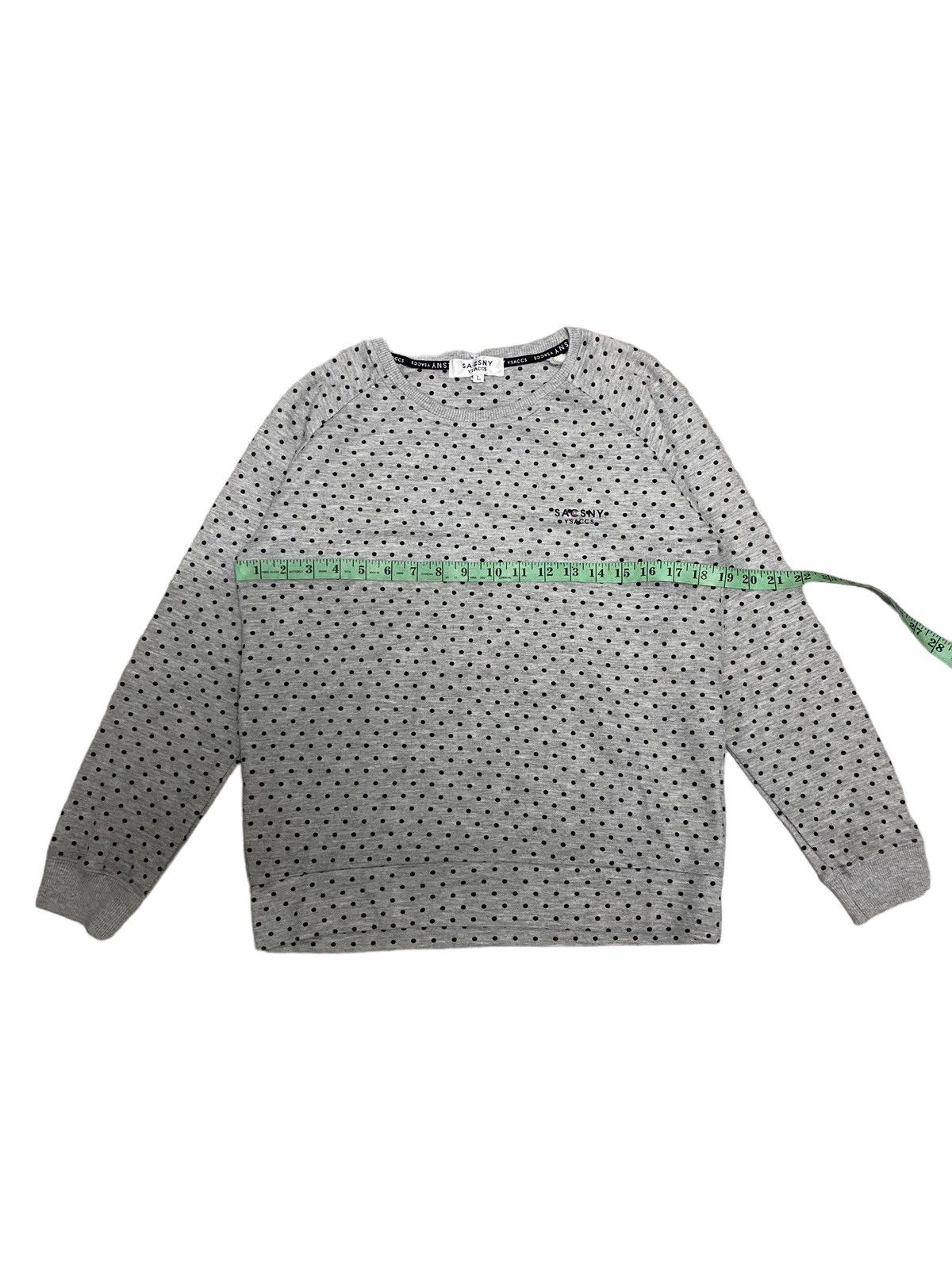 Japanese Brand × Vintage × Yohji Yamamoto Offer‼️Vintage Y’saccs Yohji Yamamoto Polkadot Sweatshirt Size L / US 10 / IT 46 - 6 Thumbnail