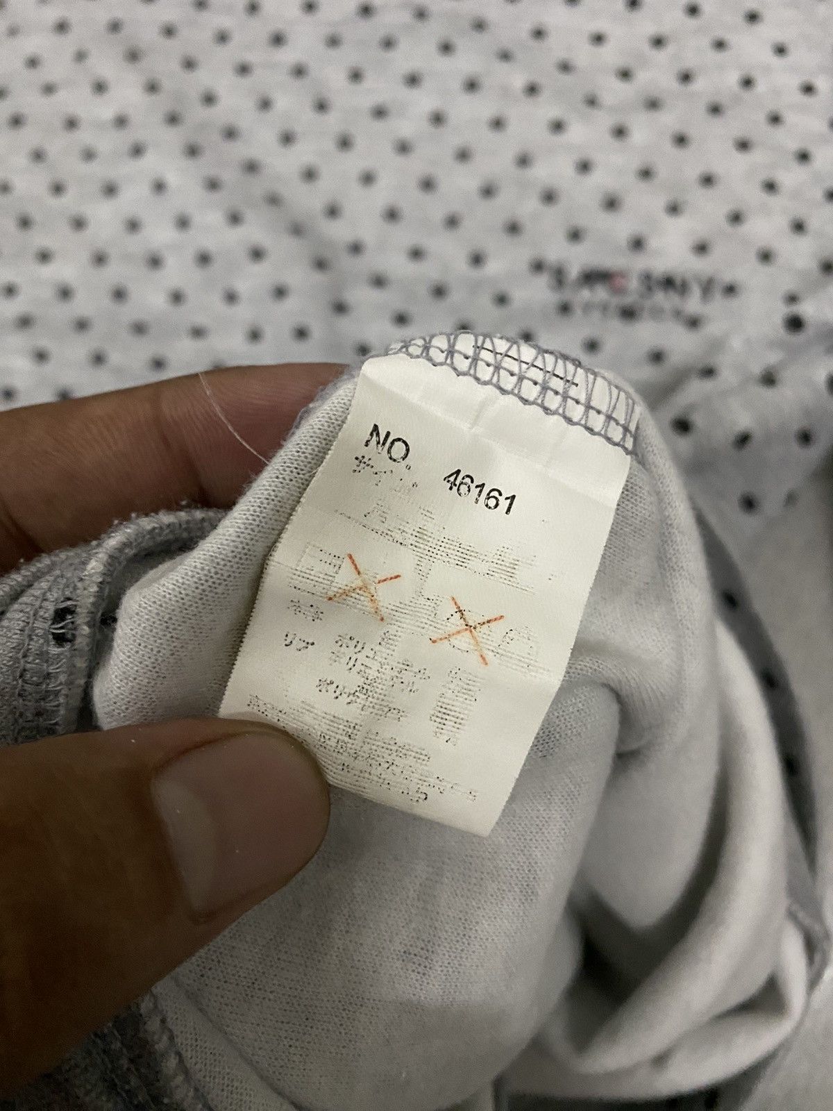 Japanese Brand × Vintage × Yohji Yamamoto Offer‼️Vintage Y’saccs Yohji Yamamoto Polkadot Sweatshirt Size L / US 10 / IT 46 - 4 Thumbnail
