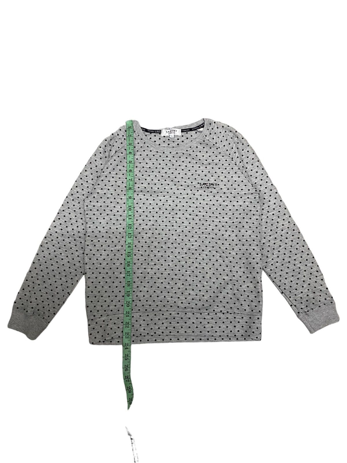 Japanese Brand × Vintage × Yohji Yamamoto Offer‼️Vintage Y’saccs Yohji Yamamoto Polkadot Sweatshirt Size L / US 10 / IT 46 - 7 Thumbnail
