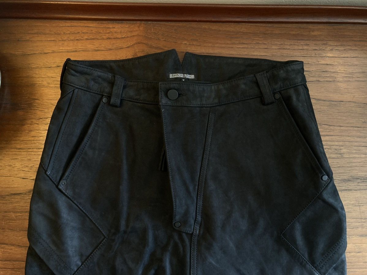 Alexandre Plokhov × Cloak BNWT Leather Flight Trousers Size US 31 - 2 Thumbnail