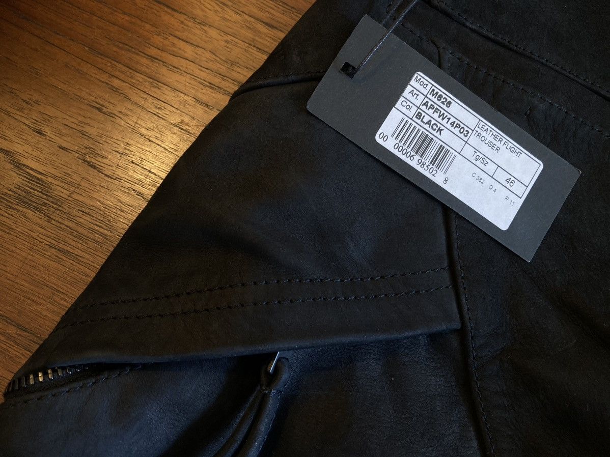 Alexandre Plokhov × Cloak BNWT Leather Flight Trousers Size US 31 - 6 Thumbnail