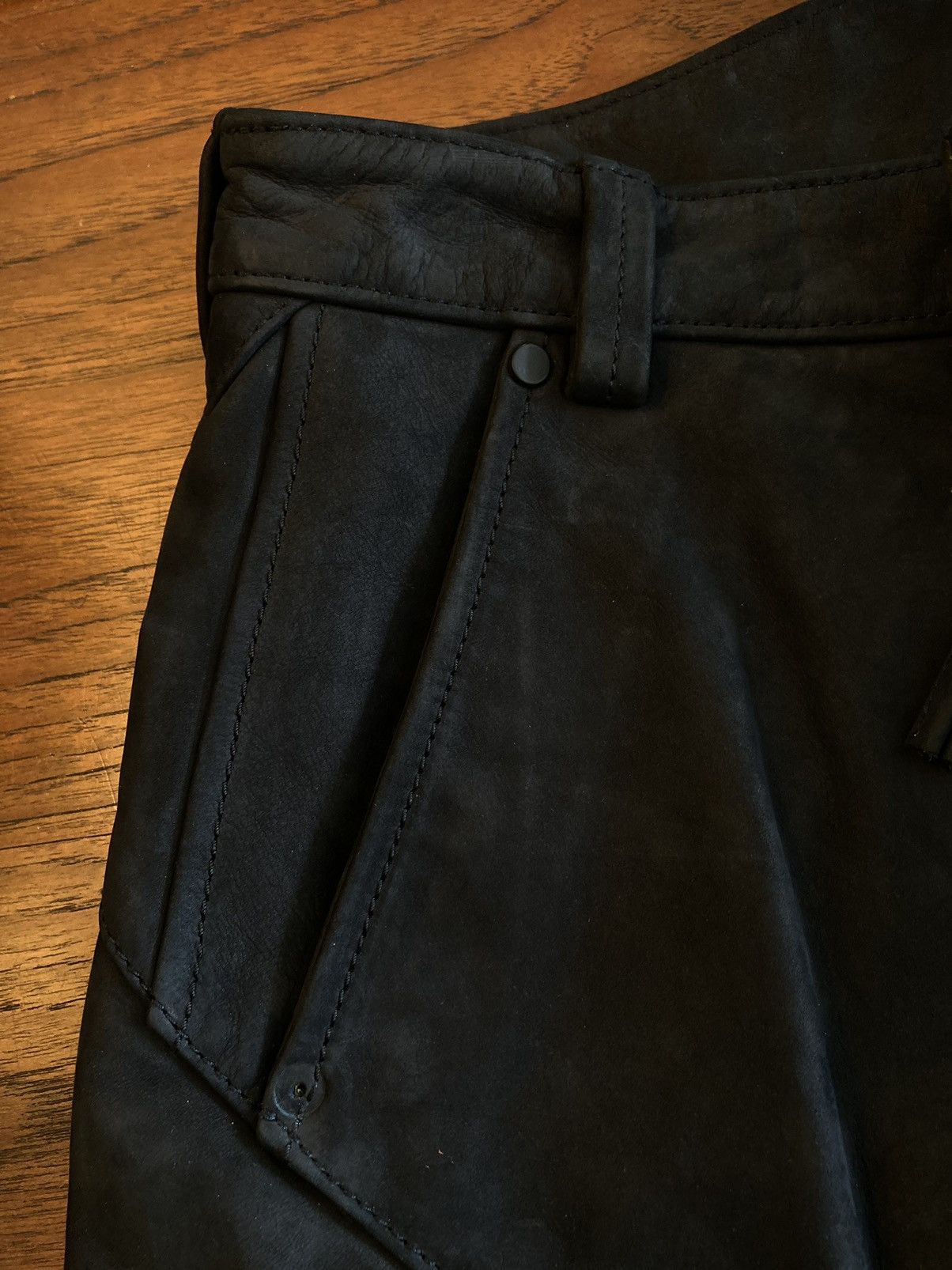Alexandre Plokhov × Cloak BNWT Leather Flight Trousers Size US 31 - 8 Thumbnail