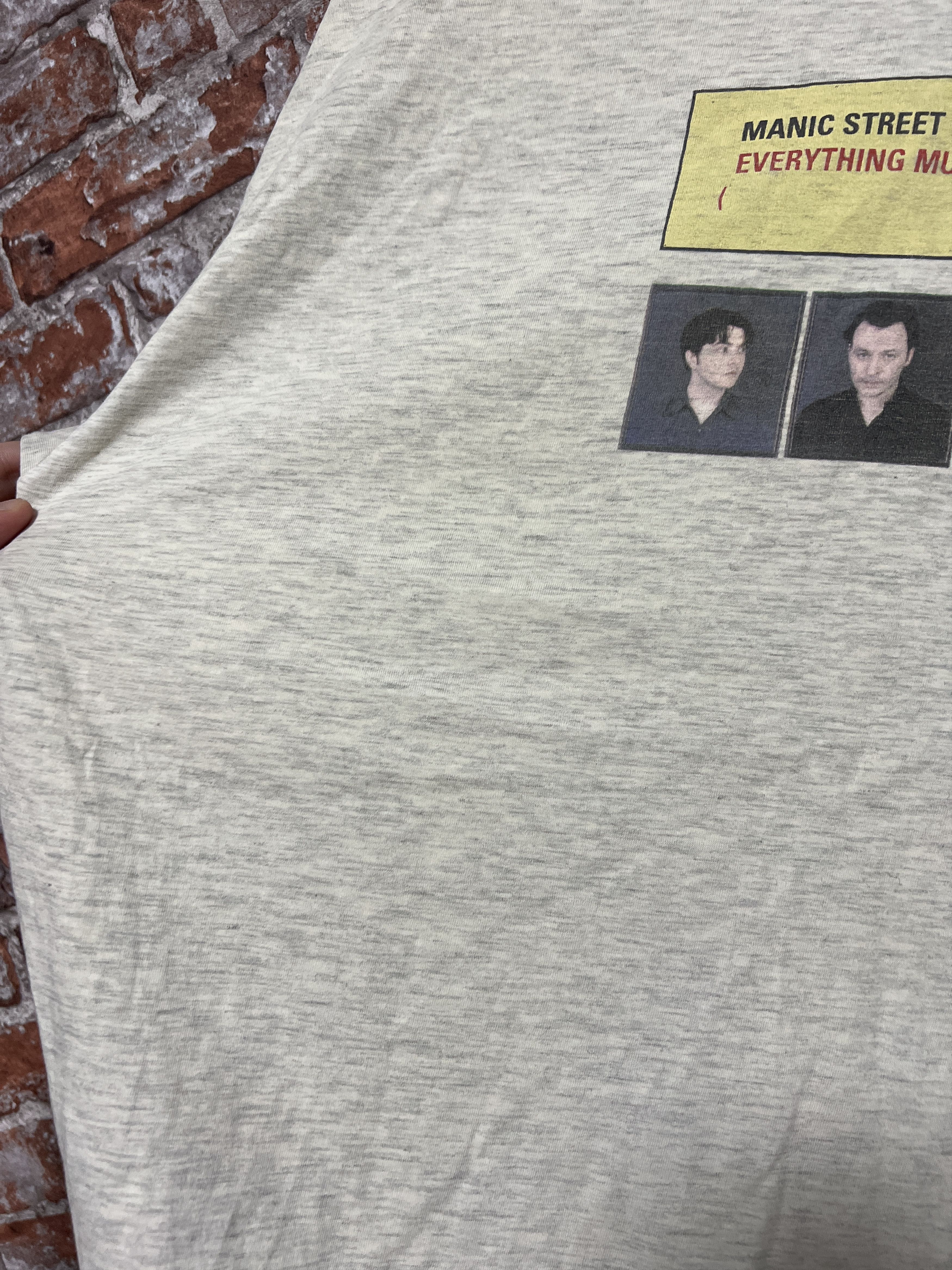 Band Tees × Vintage Vintage 90s Manic Street Preachers Rock Band T-shirt Size US XL / EU 56 / 4 - 12 Thumbnail