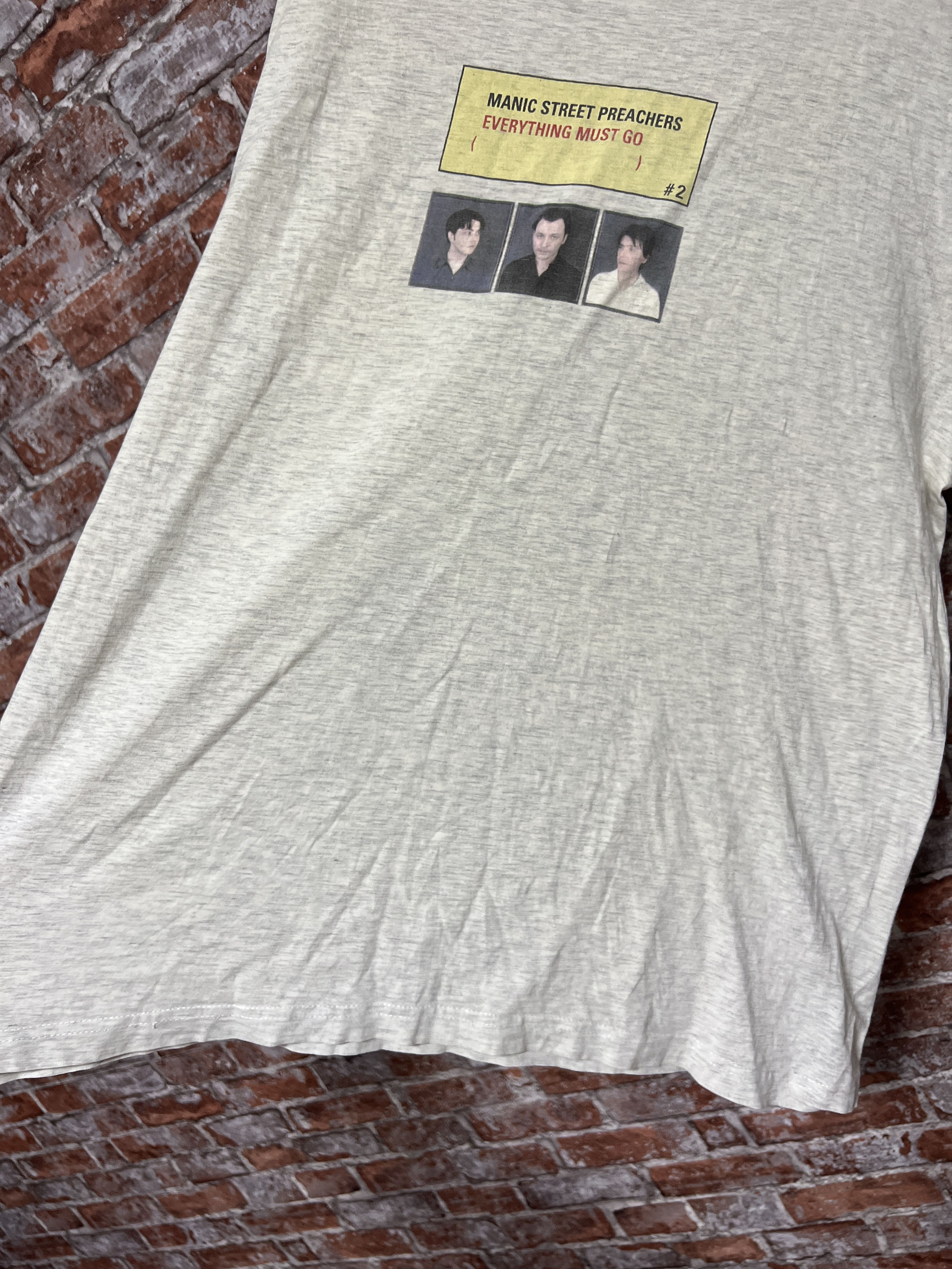 Band Tees × Vintage Vintage 90s Manic Street Preachers Rock Band T-shirt Size US XL / EU 56 / 4 - 9 Thumbnail
