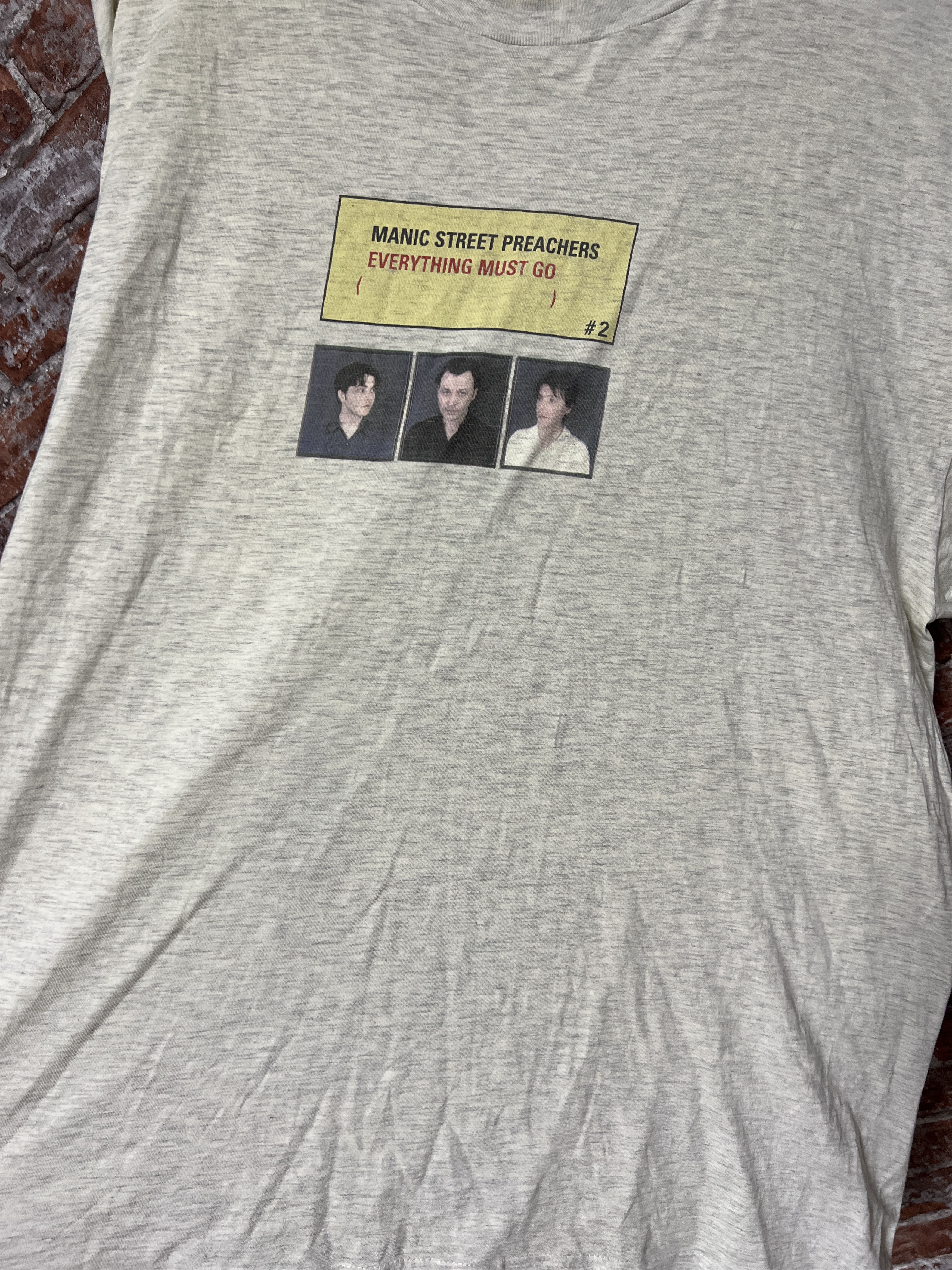 Band Tees × Vintage Vintage 90s Manic Street Preachers Rock Band T-shirt Size US XL / EU 56 / 4 - 8 Thumbnail