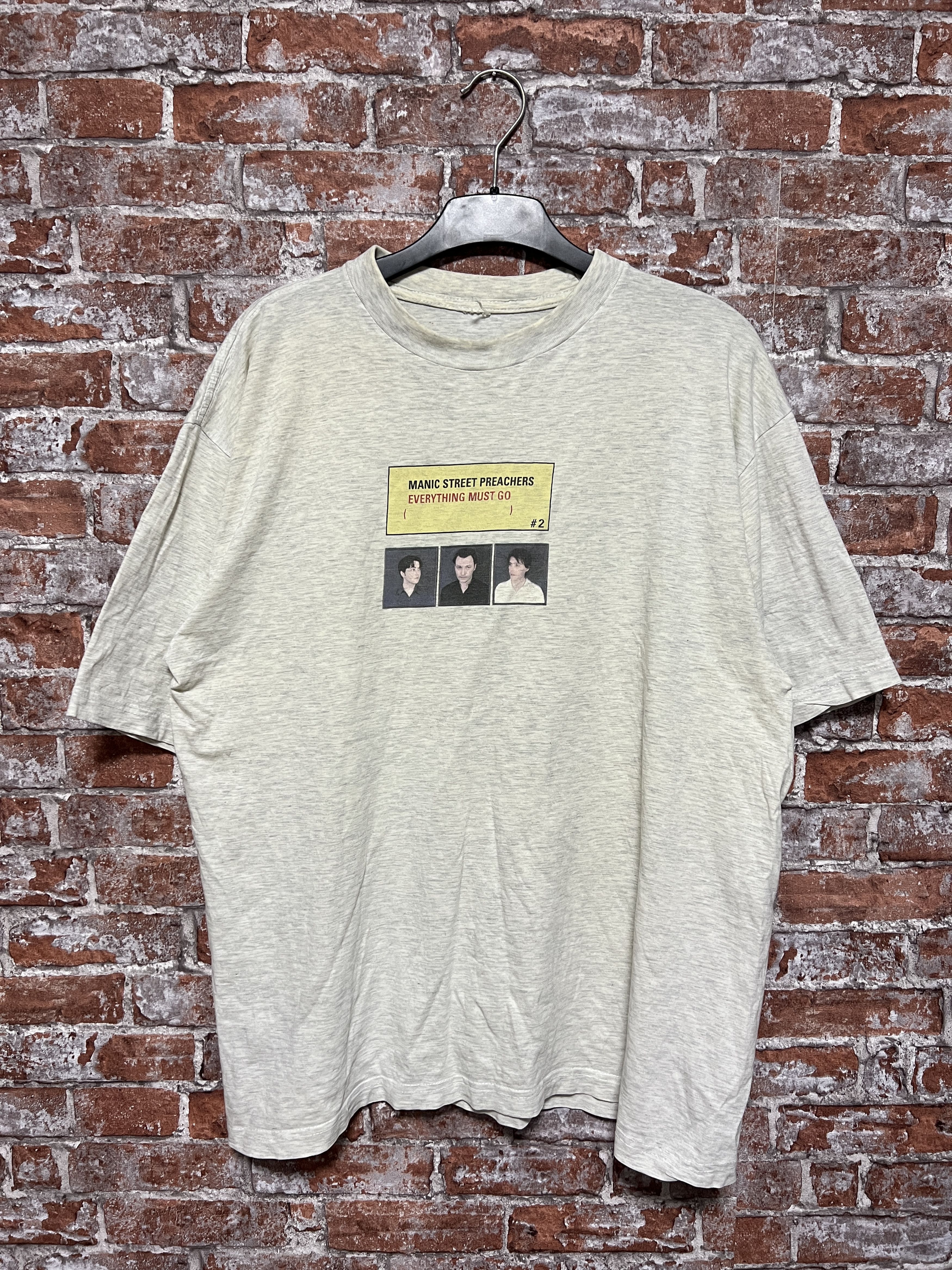Band Tees × Vintage Vintage 90s Manic Street Preachers Rock Band T-shirt Size US XL / EU 56 / 4 - 1 Thumbnail