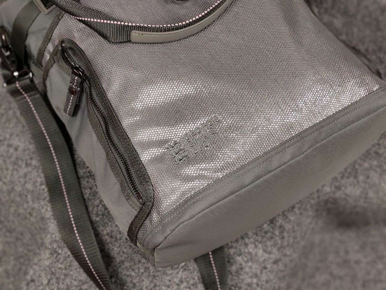 Japanese Brand Rare George Gina & Lucy Fire Frey Bag Silver Shopper Alyx Size ONE SIZE - 12 Thumbnail