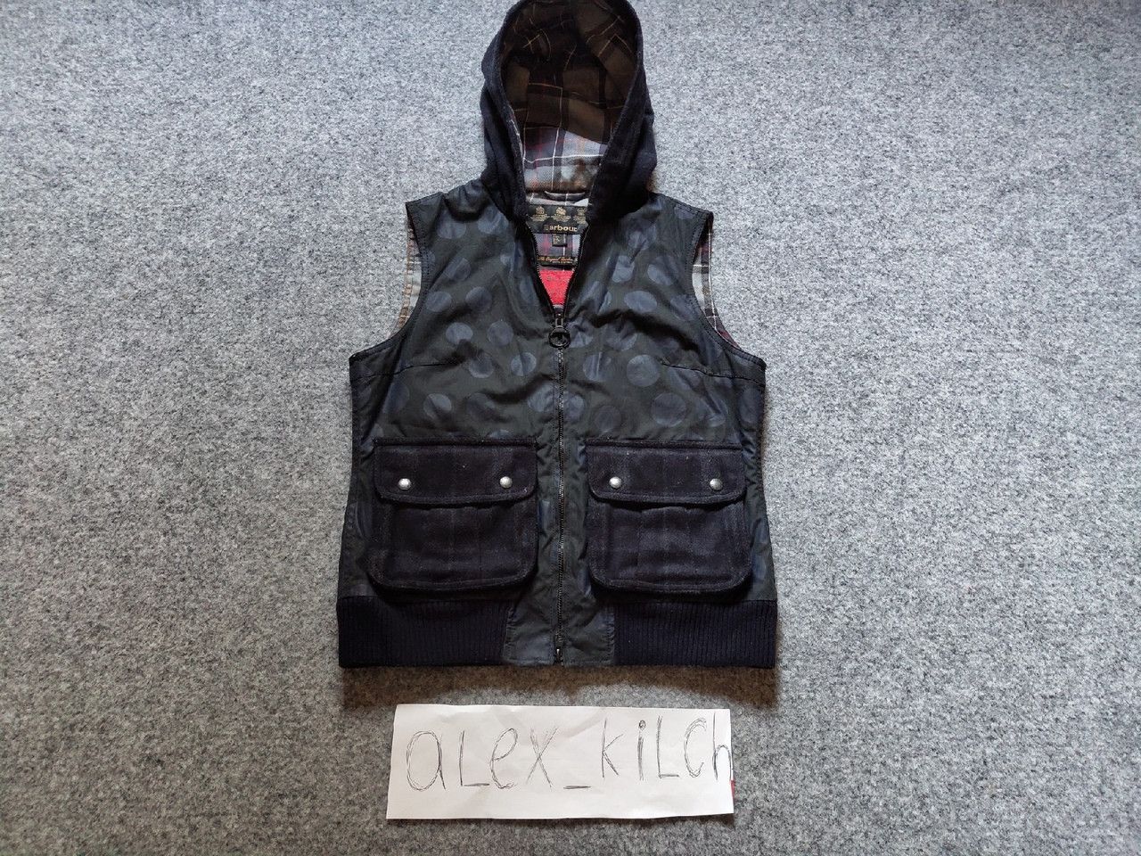 Barbour Barbour x Christopher Raeburn Vest Waxed Cotton Ladies' Size ONE SIZE - 2 Thumbnail