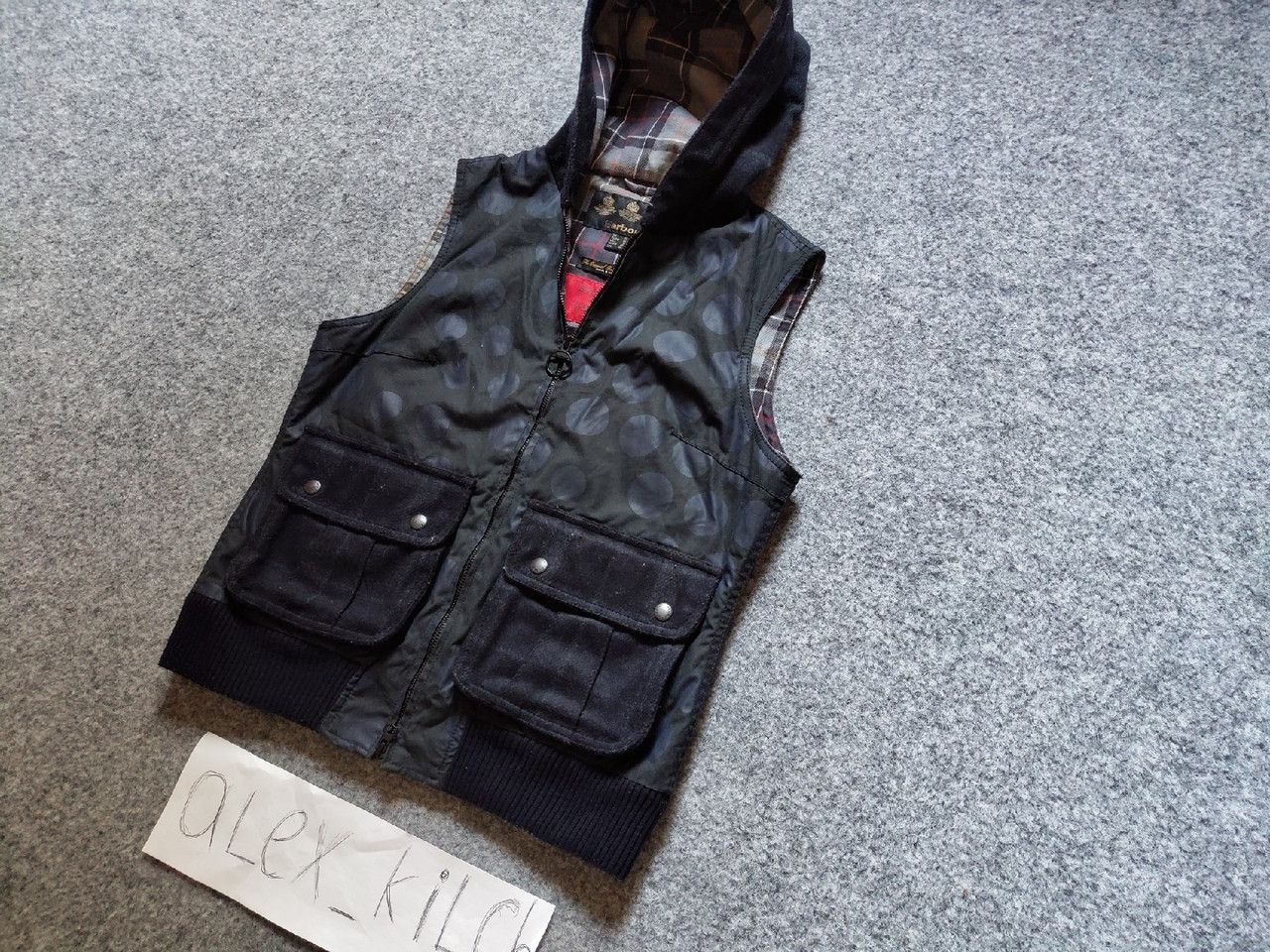 Barbour Barbour x Christopher Raeburn Vest Waxed Cotton Ladies' Size ONE SIZE - 3 Thumbnail