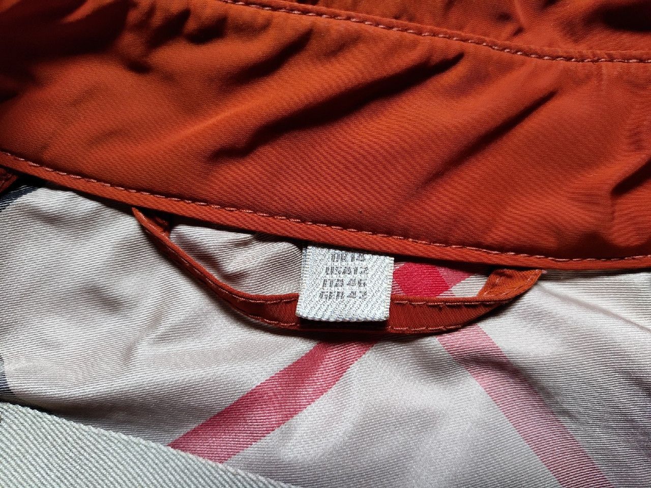 Burberry BURBERRY BRIT Ladies Nylon Trench Coat Nova Check Size ONE SIZE - 3 Thumbnail