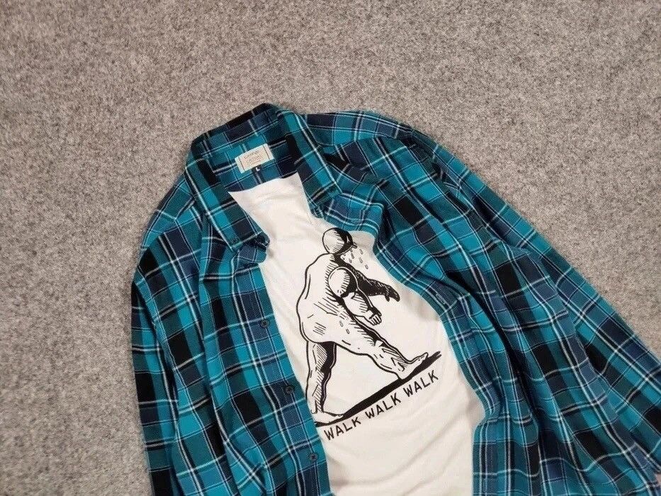 Flannel Vintage Flannel Shirt Travis Scott Style Streetwear Hype Size US L / EU 52-54 / 3 - 6 Thumbnail