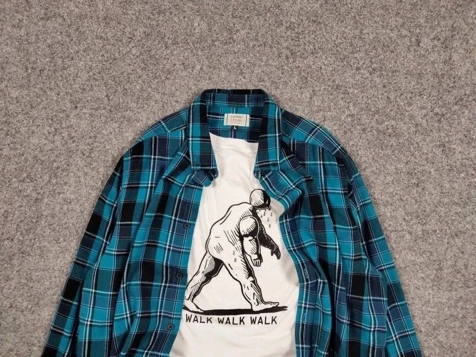 Flannel Vintage Flannel Shirt Travis Scott Style Streetwear Hype Size US L / EU 52-54 / 3 - 8 Thumbnail