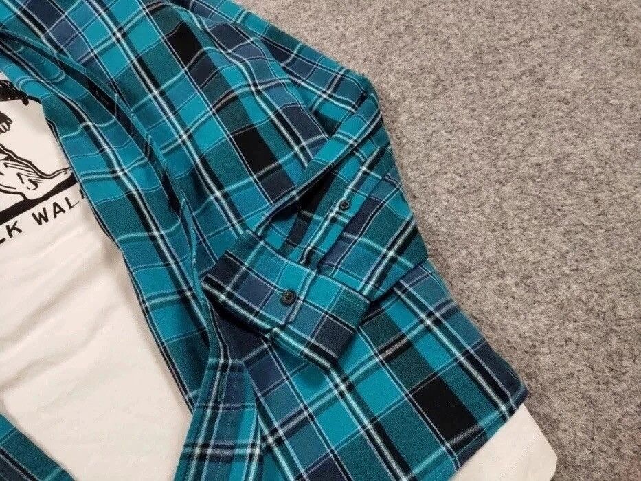 Flannel Vintage Flannel Shirt Travis Scott Style Streetwear Hype Size US L / EU 52-54 / 3 - 15 Thumbnail