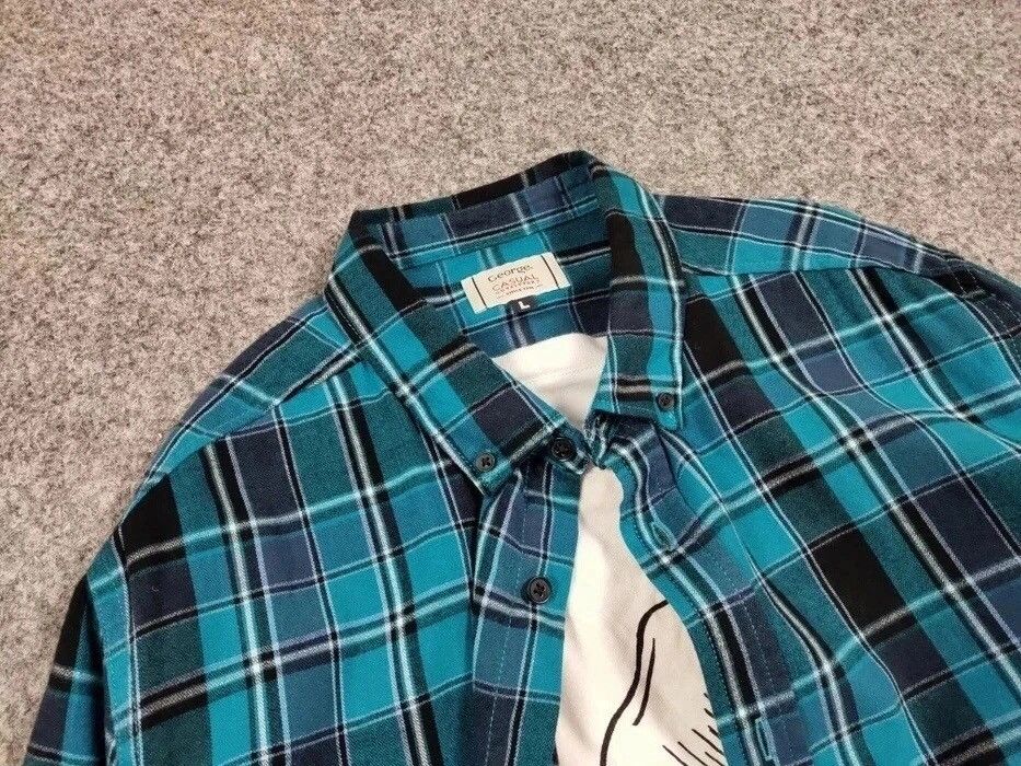 Flannel Vintage Flannel Shirt Travis Scott Style Streetwear Hype Size US L / EU 52-54 / 3 - 9 Thumbnail