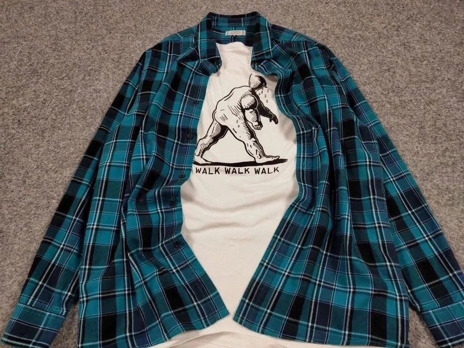 Flannel Vintage Flannel Shirt Travis Scott Style Streetwear Hype Size US L / EU 52-54 / 3 - 13 Thumbnail