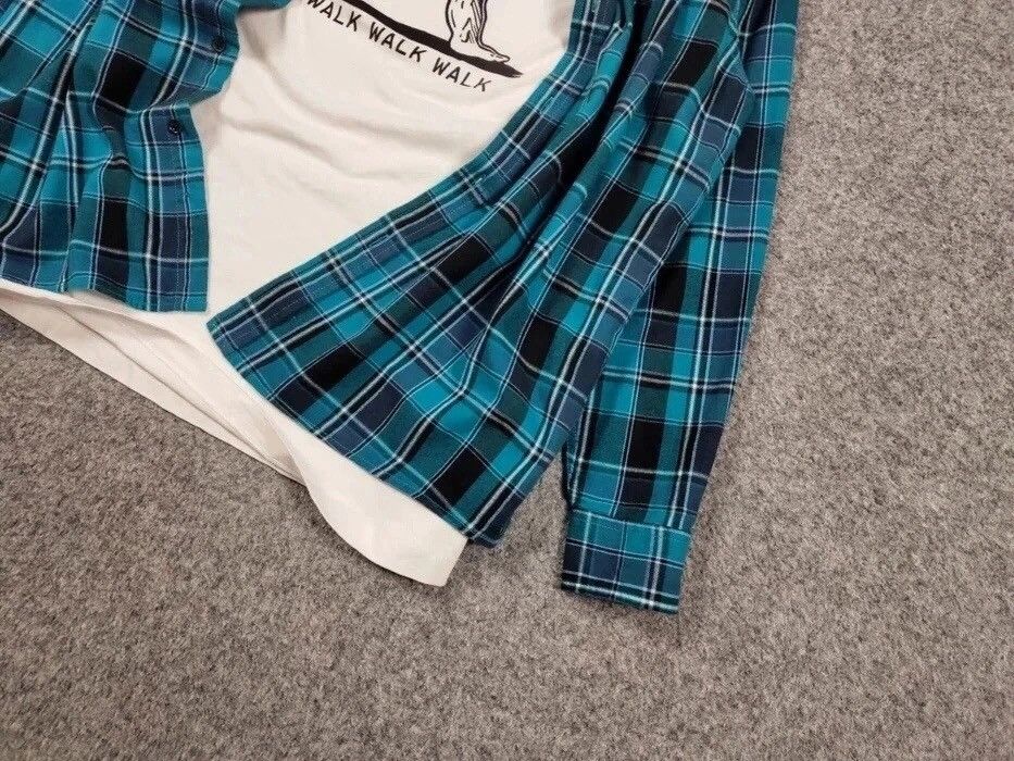 Flannel Vintage Flannel Shirt Travis Scott Style Streetwear Hype Size US L / EU 52-54 / 3 - 5 Thumbnail