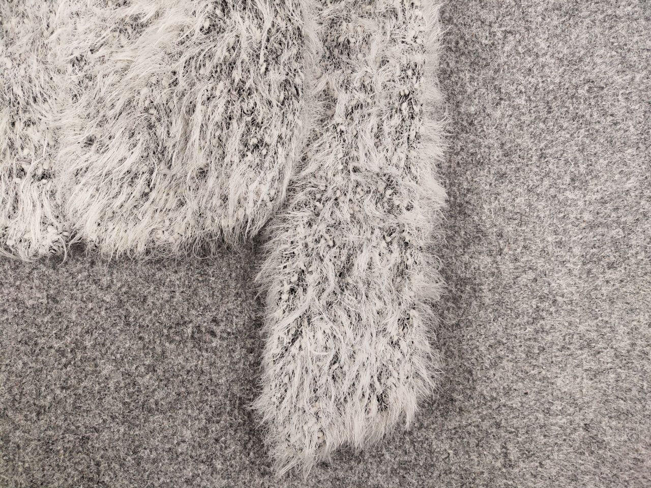 Japanese Brand Vintage Y2K Japanese White Mohair Teddy Cardigan Sweater Size S / US 4 / IT 40 - 10 Thumbnail