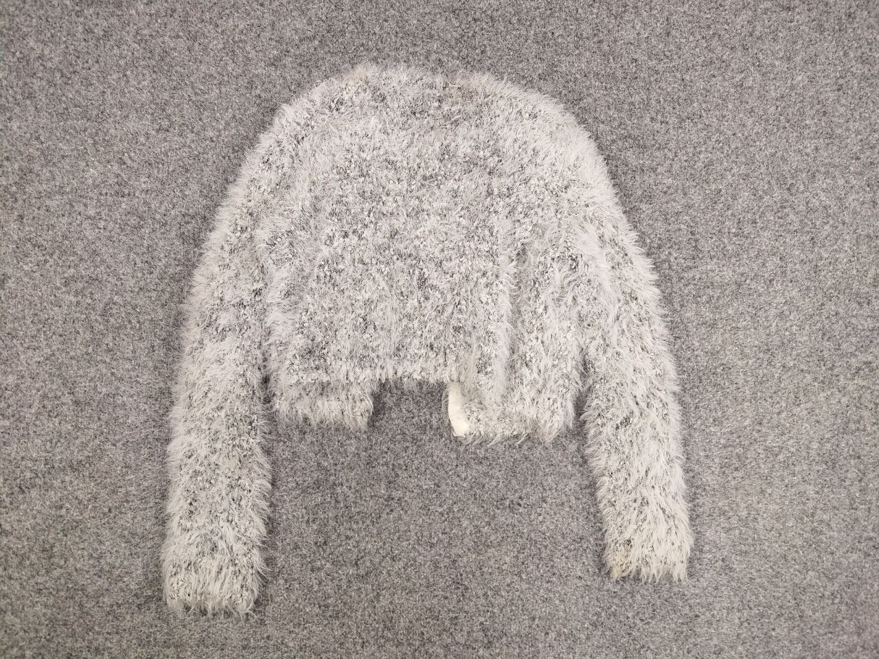 Japanese Brand Vintage Y2K Japanese White Mohair Teddy Cardigan Sweater Size S / US 4 / IT 40 - 17 Thumbnail