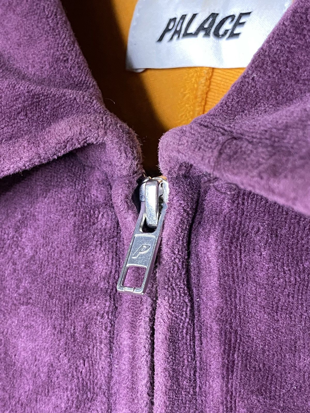 Palace Palace Velour Half Zip Collared Sweatshirt Size US M / EU 48-50 / 2 - 3 Thumbnail