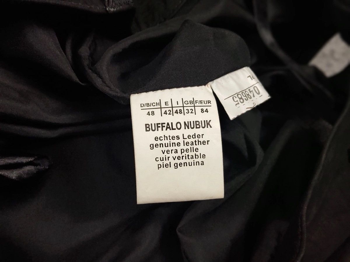 Japanese Brand Vintage Japanese Mens Genuine leather Black Pants Hype Size US 32 / EU 48 - 19 Thumbnail