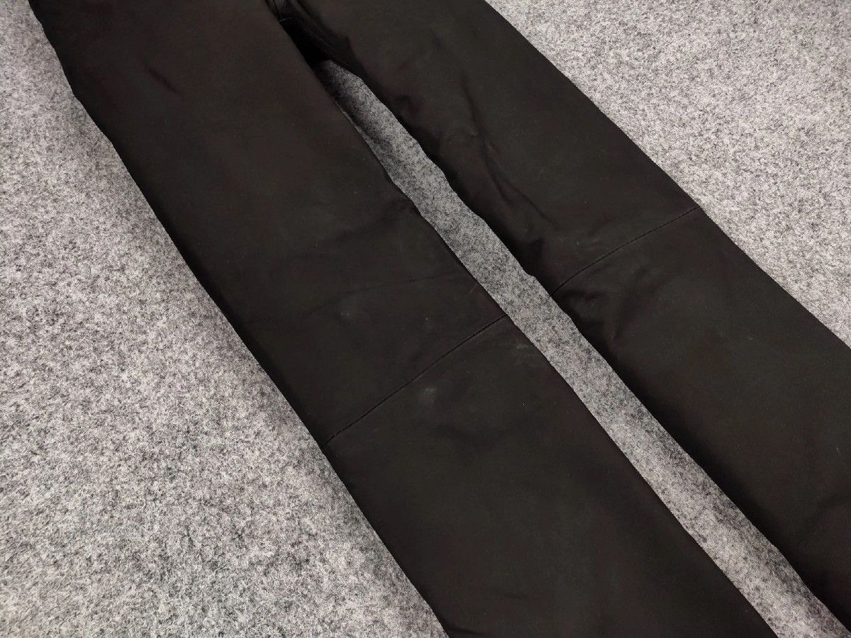 Japanese Brand Vintage Japanese Mens Genuine leather Black Pants Hype Size US 32 / EU 48 - 8 Thumbnail