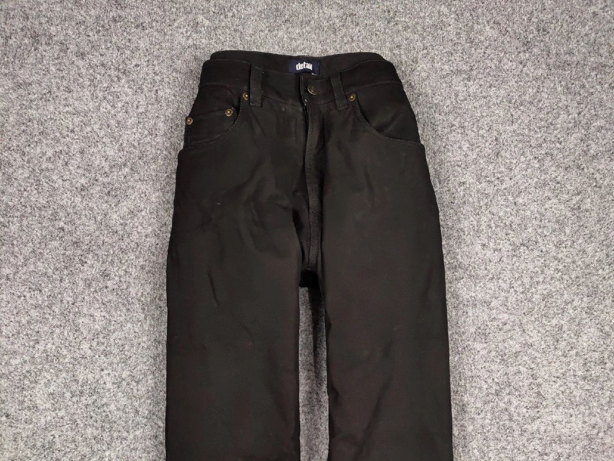 Japanese Brand Vintage Japanese Mens Genuine leather Black Pants Hype Size US 32 / EU 48 - 6 Thumbnail