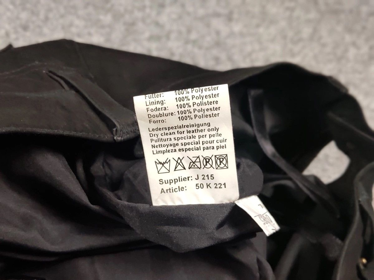 Japanese Brand Vintage Japanese Mens Genuine leather Black Pants Hype Size US 32 / EU 48 - 20 Thumbnail