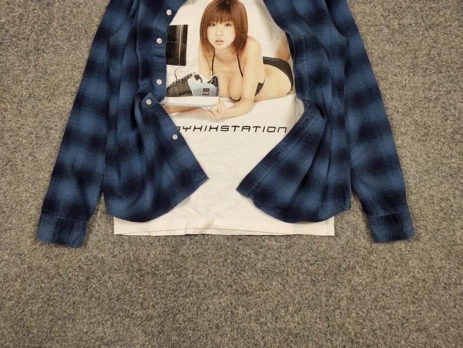 Flannel Vintage Flannel Shirt Checkered Travis Scott Style Size US S / EU 44-46 / 1 - 7 Thumbnail
