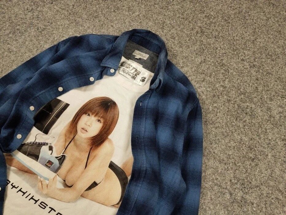 Flannel Vintage Flannel Shirt Checkered Travis Scott Style Size US S / EU 44-46 / 1 - 4 Thumbnail