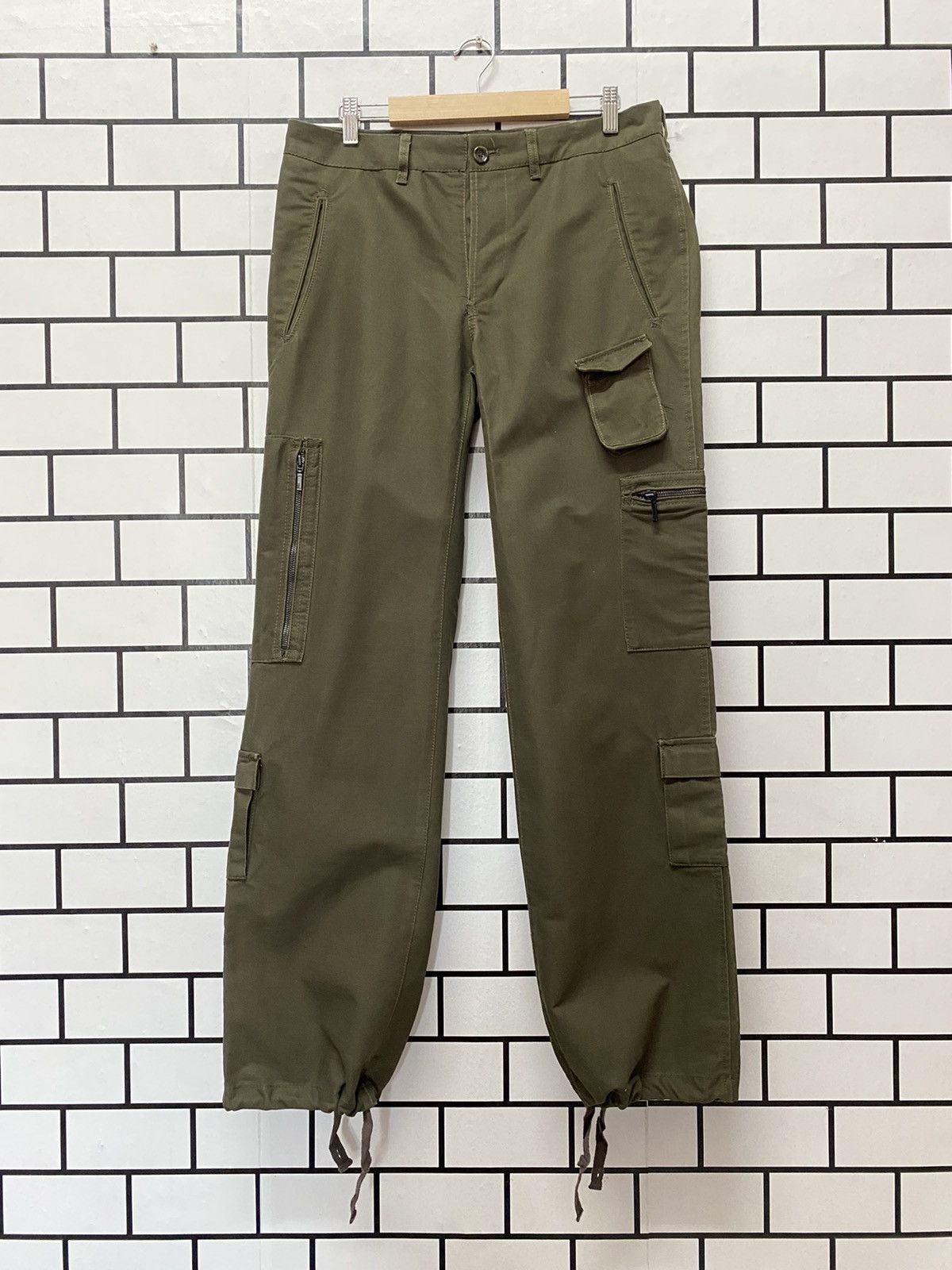 Designer × Japanese Brand Hiromichi Nakano Japan Cargo Parachute Technical Pants Size US 32 / EU 48 - 1 Thumbnail