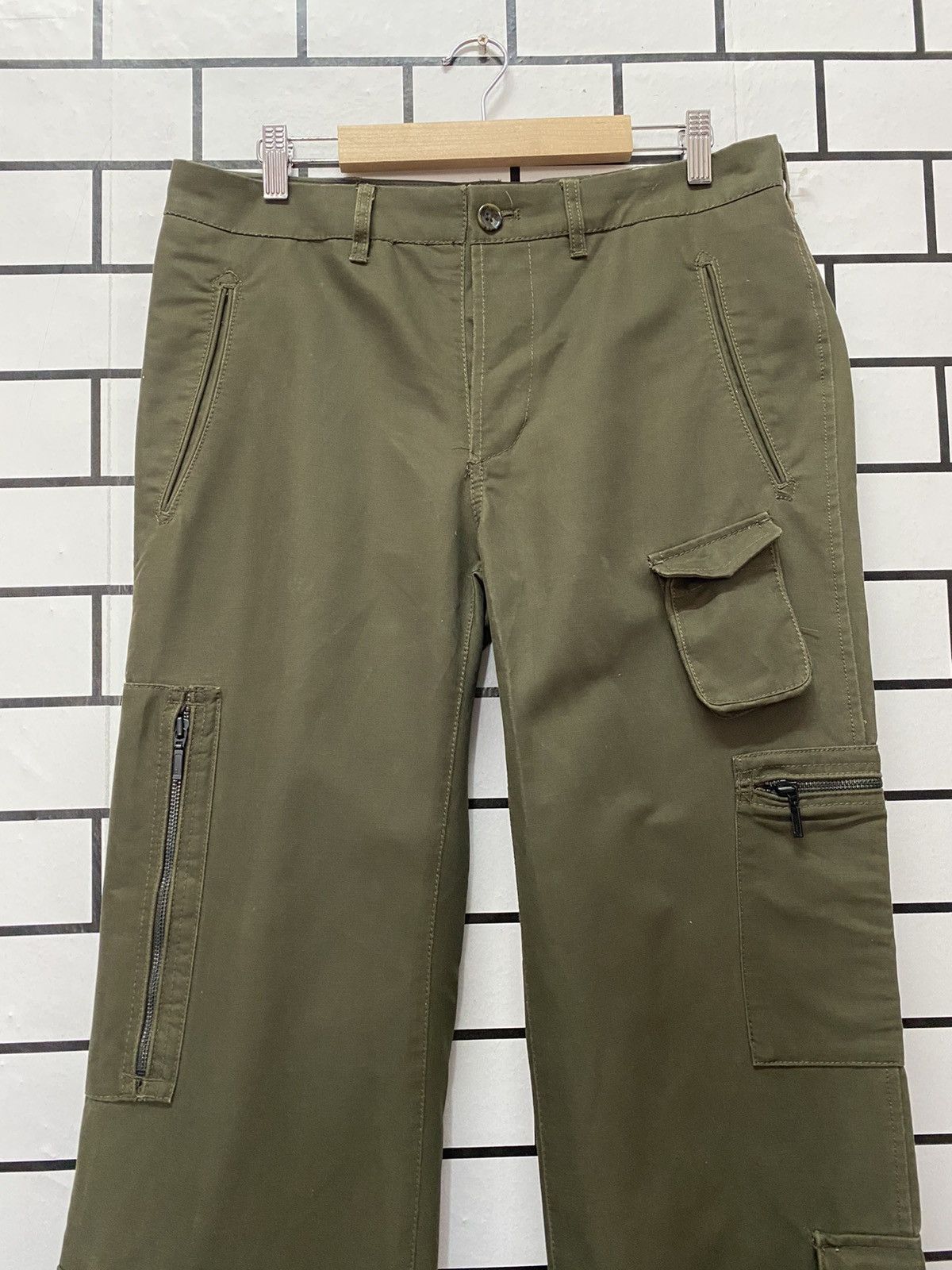 Designer × Japanese Brand Hiromichi Nakano Japan Cargo Parachute Technical Pants Size US 32 / EU 48 - 2 Thumbnail