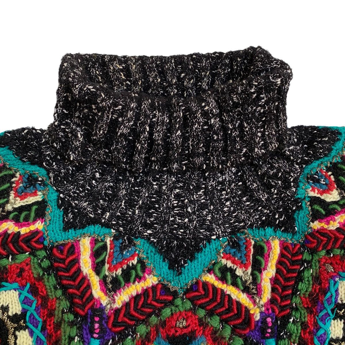 Yoshiyuki Konishi Yoshiyuki konishi ficce uomo hand knit sweater turtle neck Size US M / EU 48-50 / 2 - 7 Thumbnail