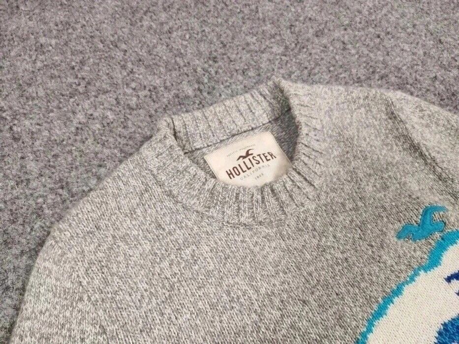 Japanese Brand Vintage Japanese Wave Print Knit Sweater Travis Scott Hype Size US S / EU 44-46 / 1 - 16 Thumbnail