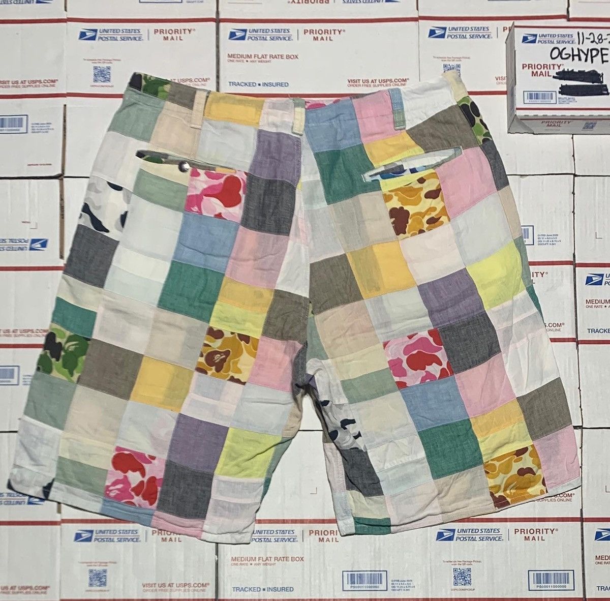 Bape OG Bape Multi Camo patch shorts Size US 34 / EU 50 - 2 Thumbnail