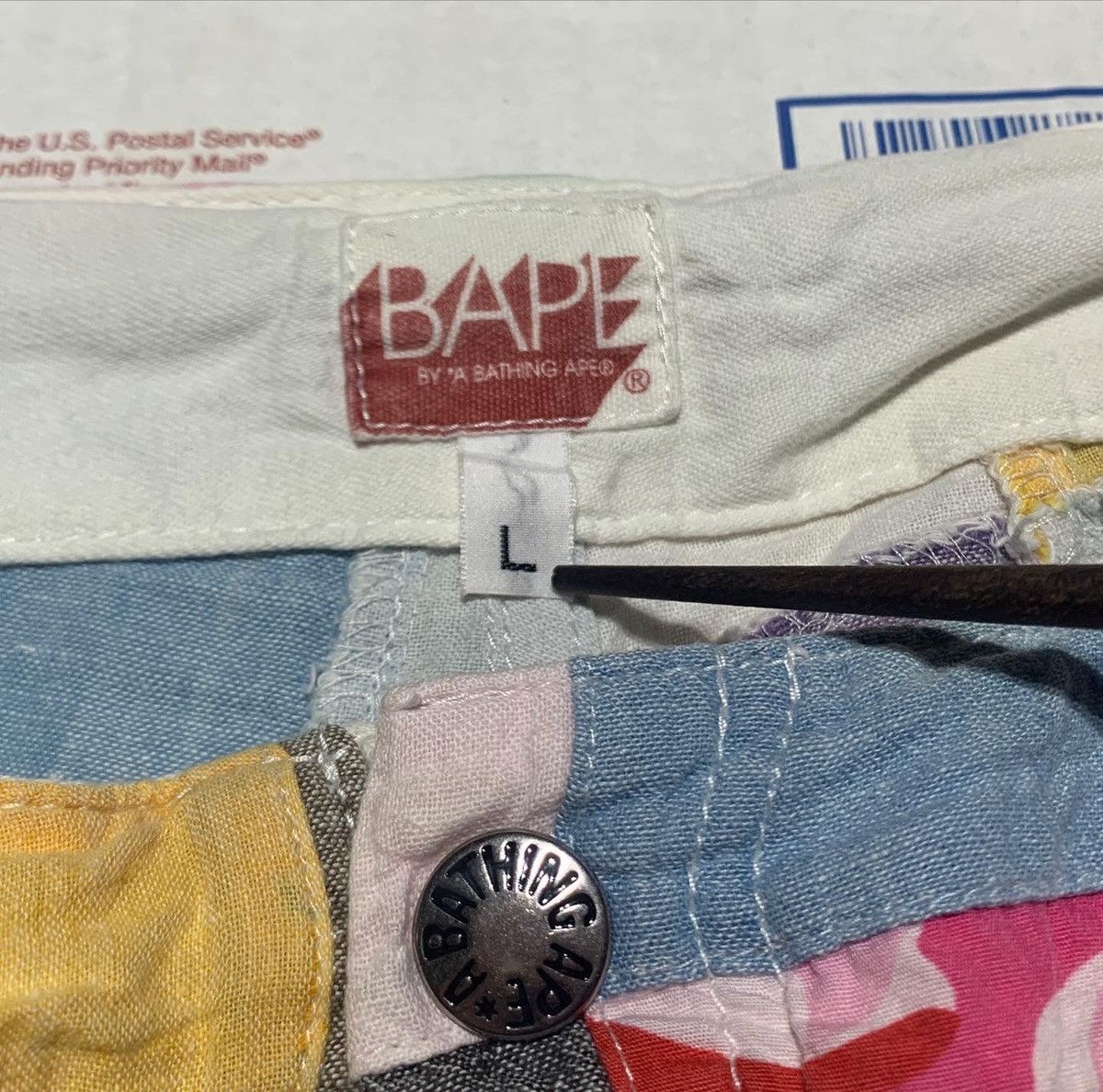 Bape OG Bape Multi Camo patch shorts Size US 34 / EU 50 - 4 Thumbnail