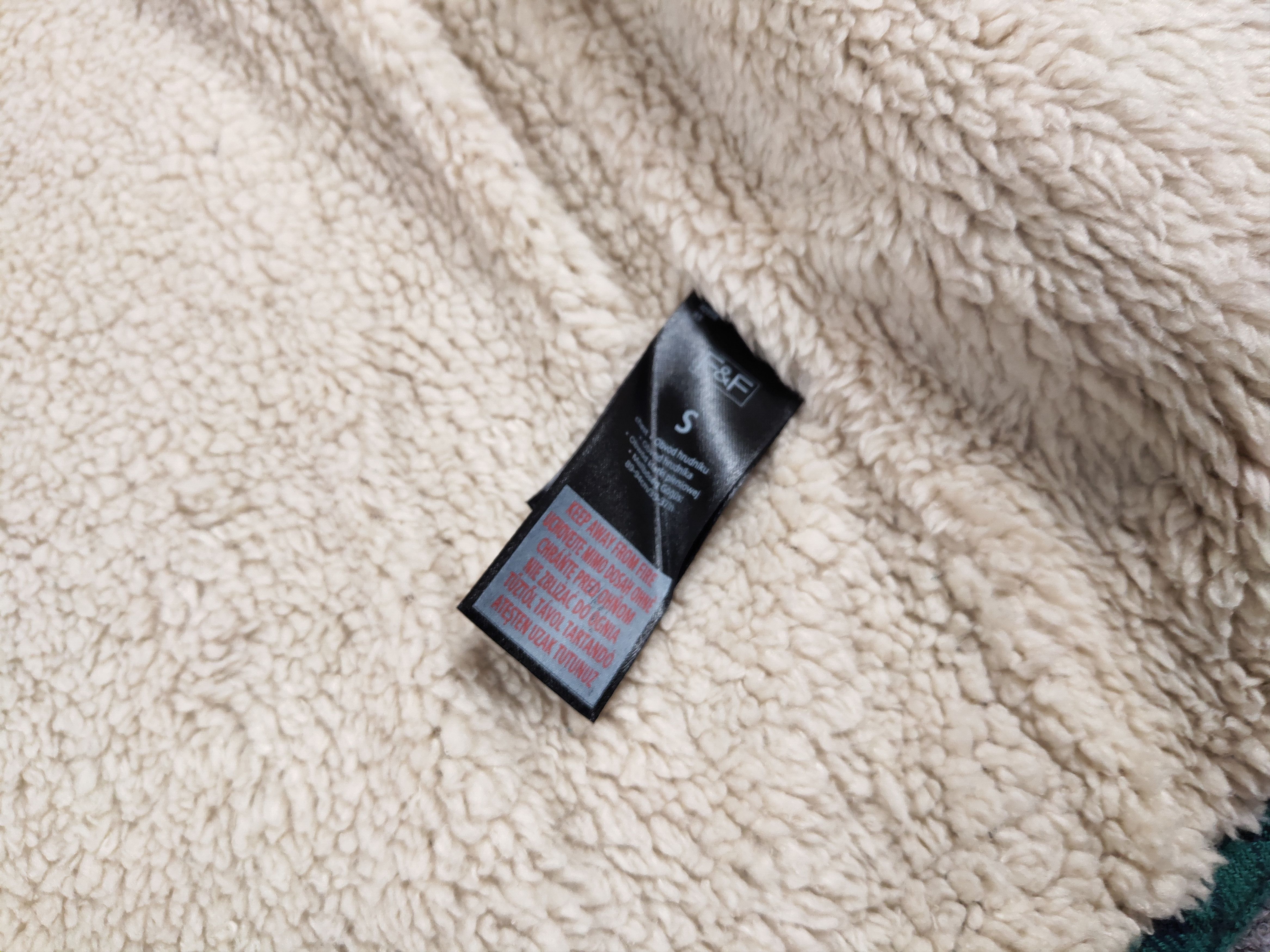Flannel Vintage NWT Sherpa Lined Check Overshirt Flannel Travis Size US S / EU 44-46 / 1 - 19 Thumbnail