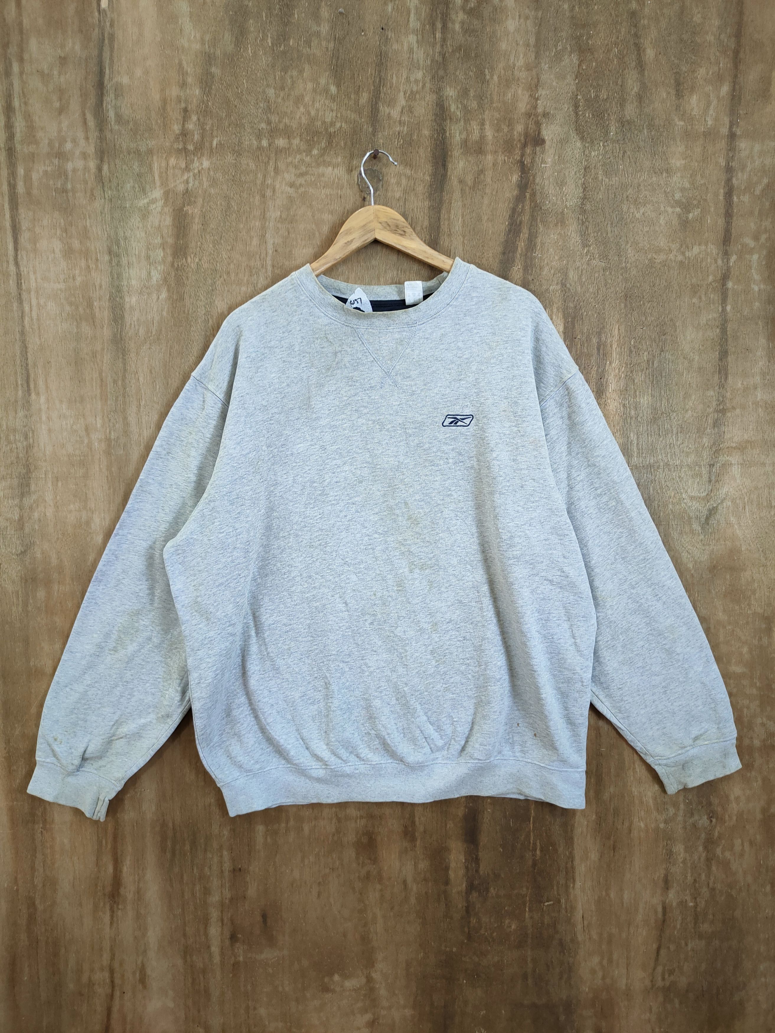 Reebok Reebok vintage worn distressed dirty sweatshirt #6157 Size US XL / EU 56 / 4 - 1 Thumbnail