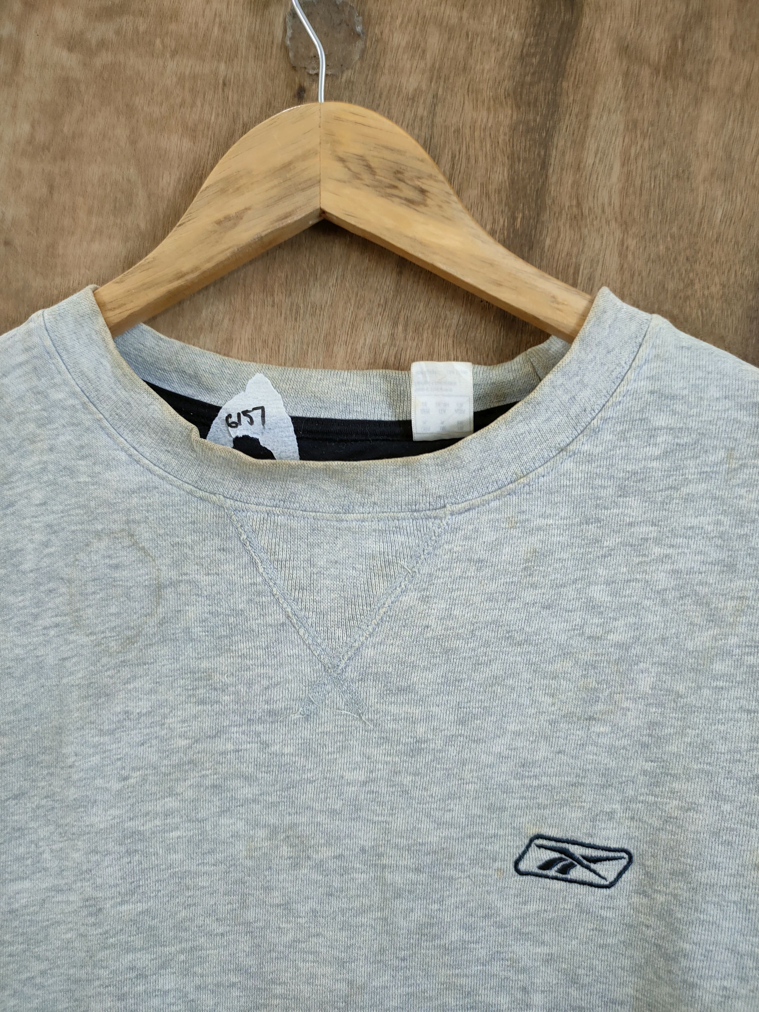 Reebok Reebok vintage worn distressed dirty sweatshirt #6157 Size US XL / EU 56 / 4 - 7 Thumbnail