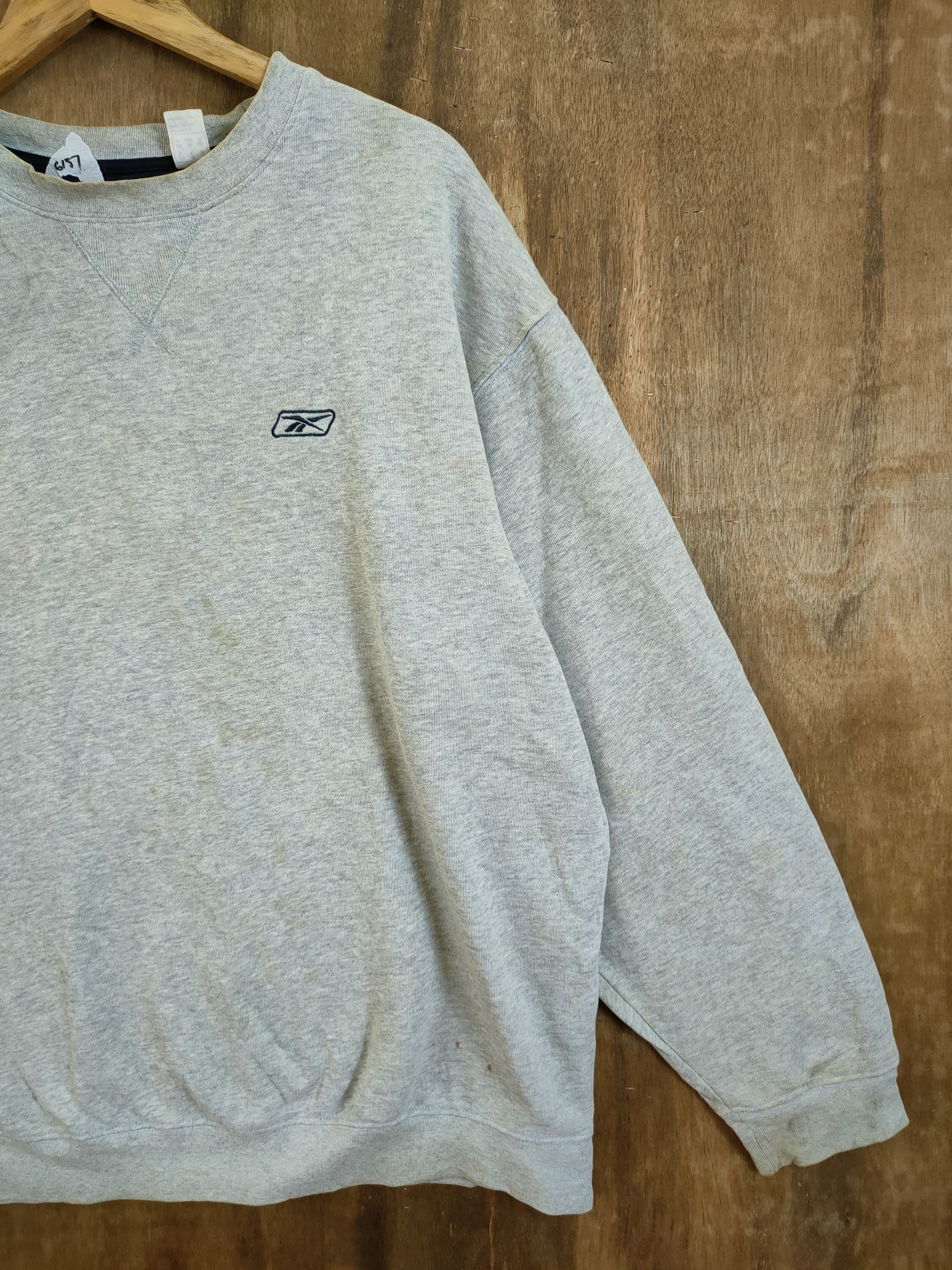 Reebok Reebok vintage worn distressed dirty sweatshirt #6157 Size US XL / EU 56 / 4 - 3 Thumbnail