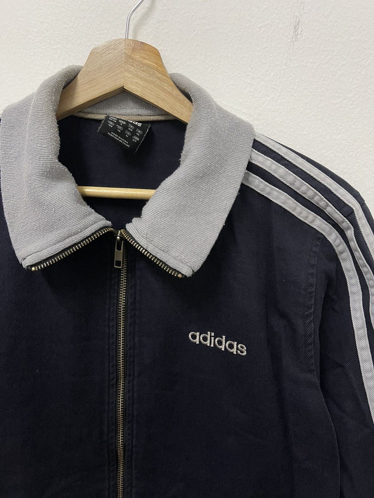 Adidas × Vintage Vintage Adidas Equipment Y2K Spellout Zip Up Jacket Size US M / EU 48-50 / 2 - 2 Thumbnail