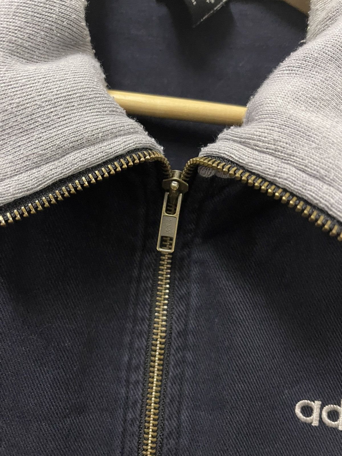 Adidas × Vintage Vintage Adidas Equipment Y2K Spellout Zip Up Jacket Size US M / EU 48-50 / 2 - 3 Thumbnail