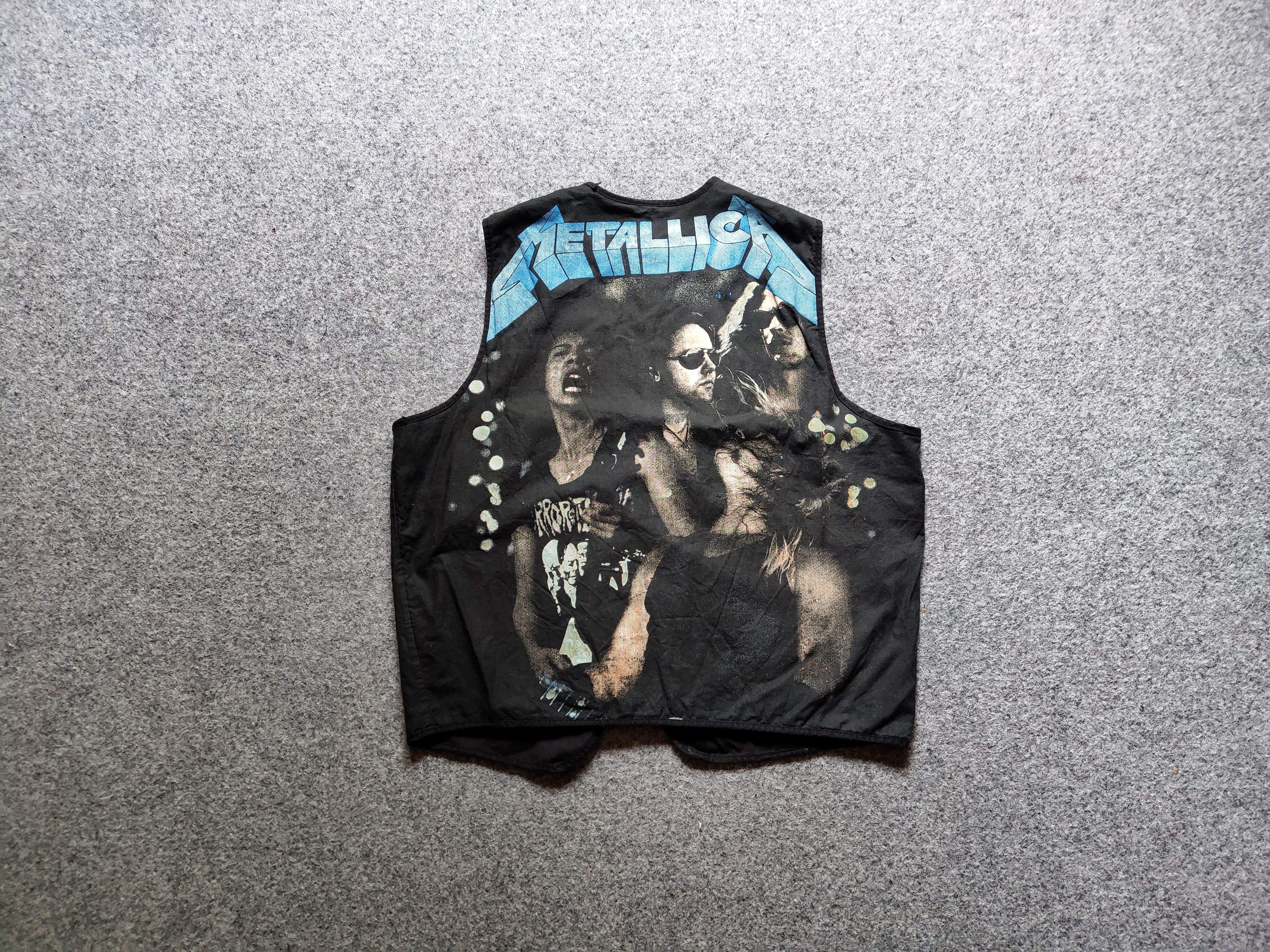 Metallica Ultra Rare Vintage Metallica empire vest 90 100% Cotton Size US XL / EU 56 / 4 - 9 Thumbnail