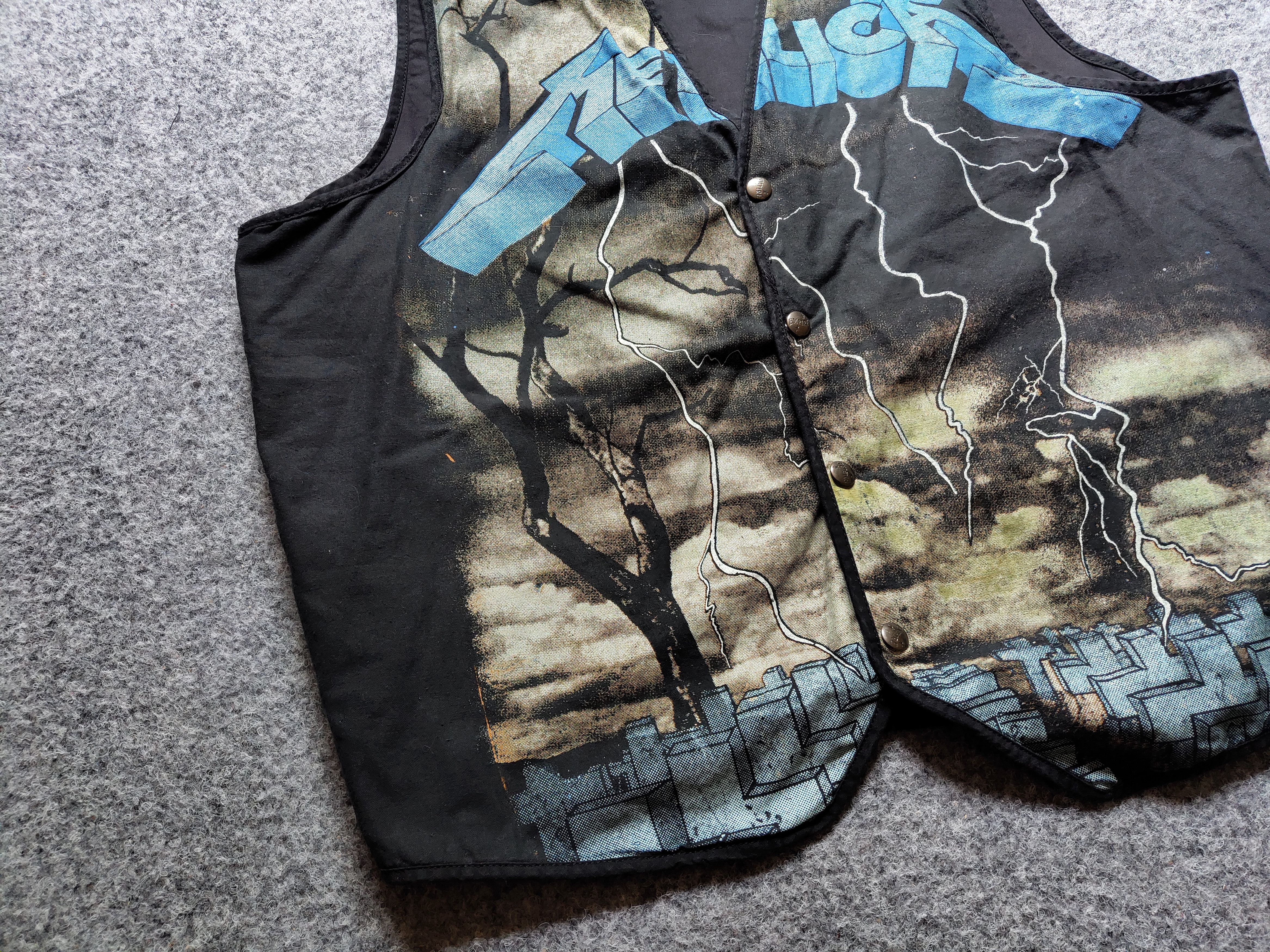 Metallica Ultra Rare Vintage Metallica empire vest 90 100% Cotton Size US XL / EU 56 / 4 - 7 Thumbnail