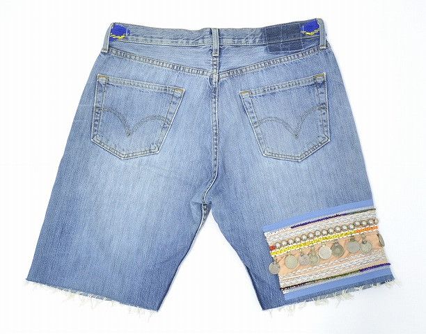 TALKING ABOUT THE ABSTRACTION Talking About The Abstraction x Elate Zipper Denim Shorts Size US 33 - 2 Thumbnail