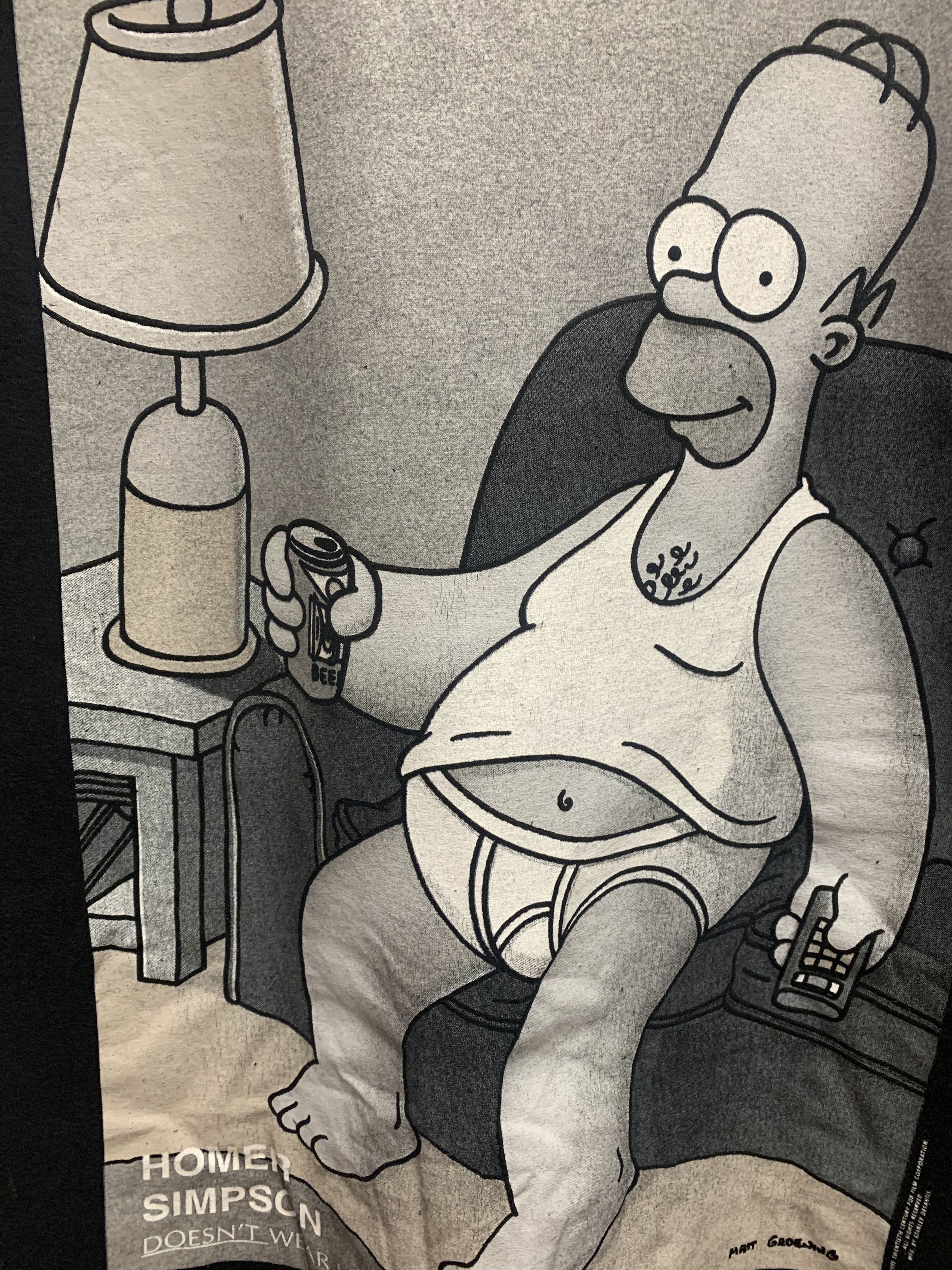 Vintage Homer Simpson JTS 1995 big logo xl American vintage t-shirt Size US XL / EU 56 / 4 - 2 Thumbnail