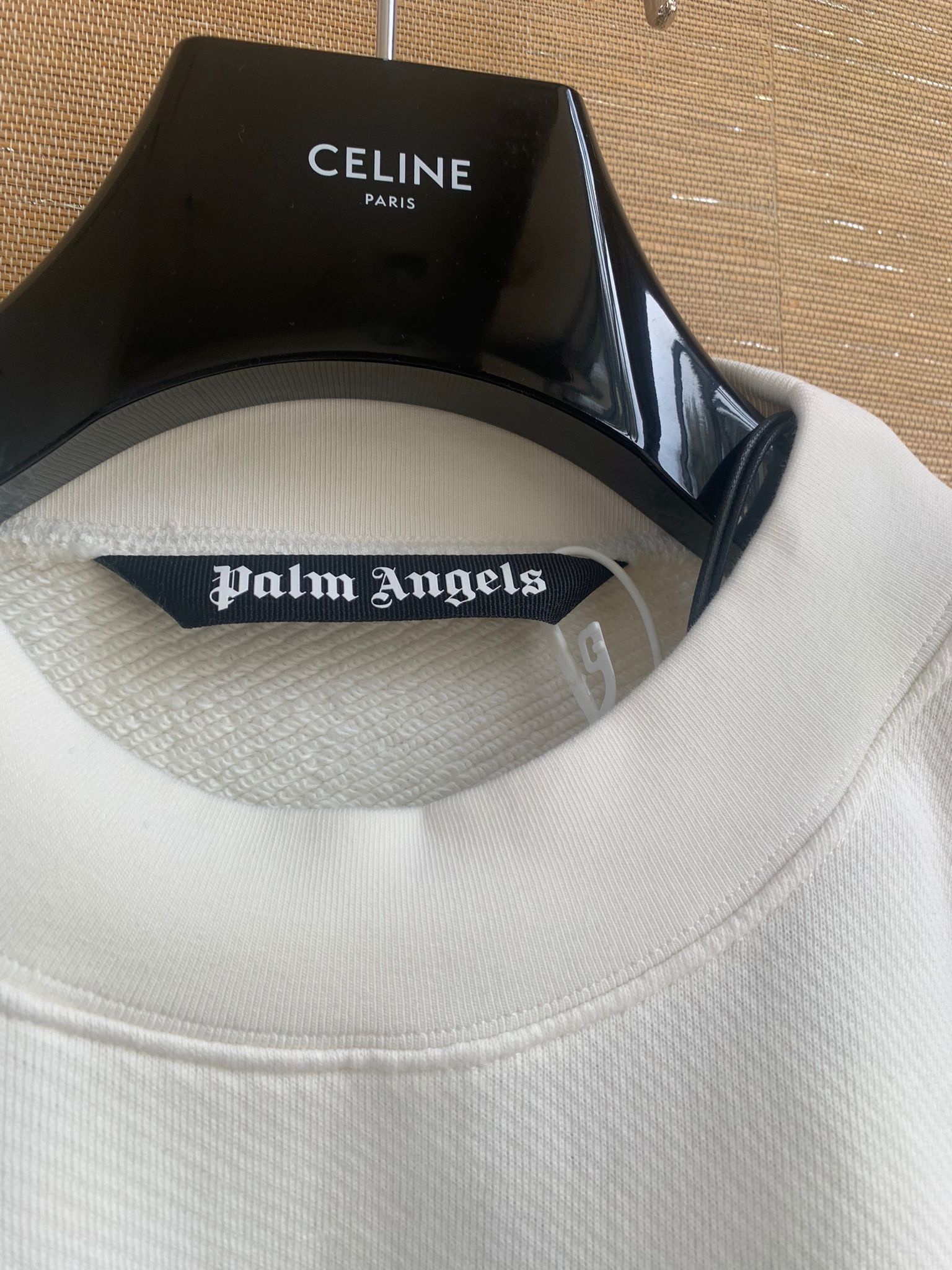 Palm Angels Fishing Crewneck in Brilliant White Size US XL / EU 56 / 4 - 6 Thumbnail