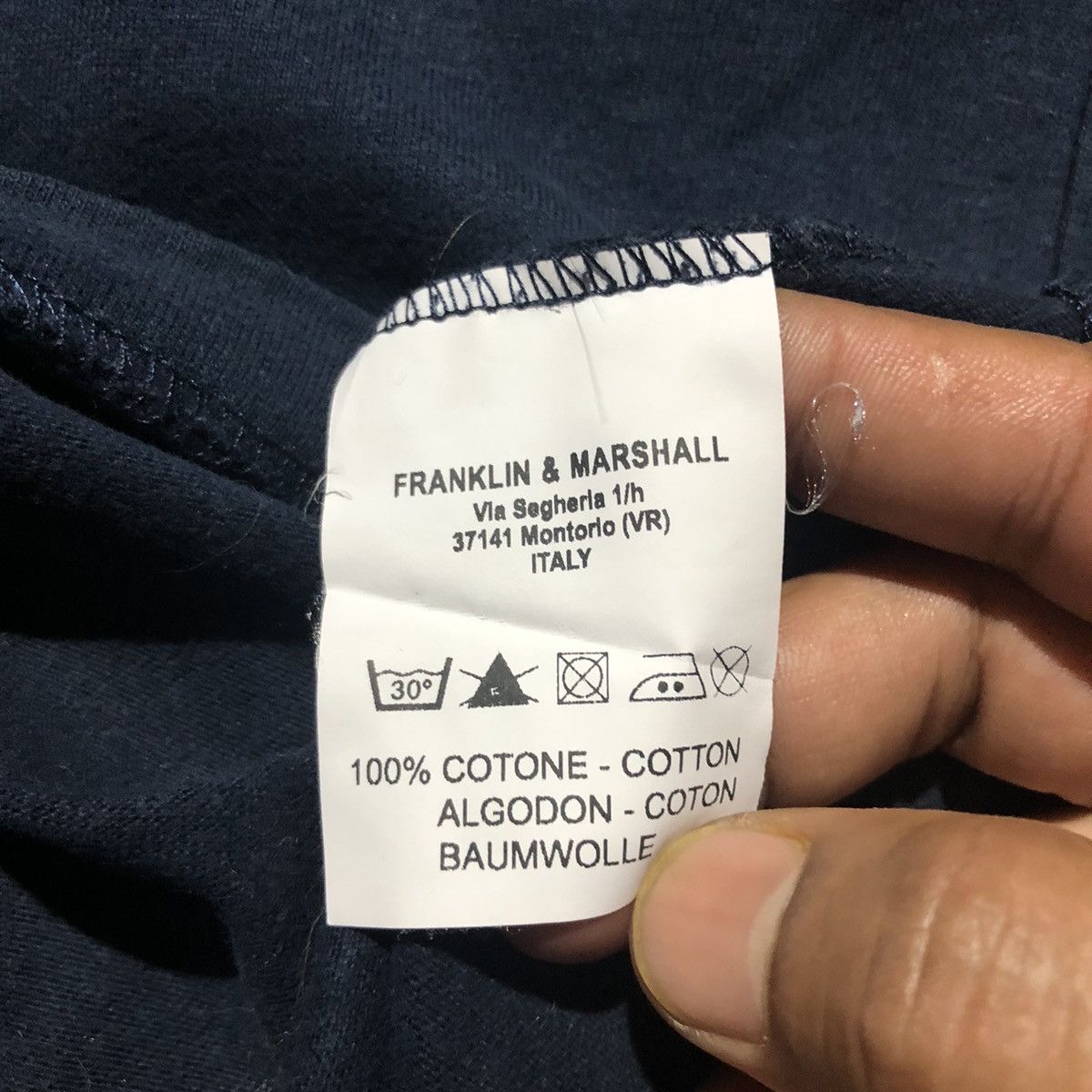 Franklin & Marshall Rare‼️🔥Franklin & Marshall SpellOut Big Logo T-Shirt Size M / US 6-8 / IT 42-44 - 7 Thumbnail