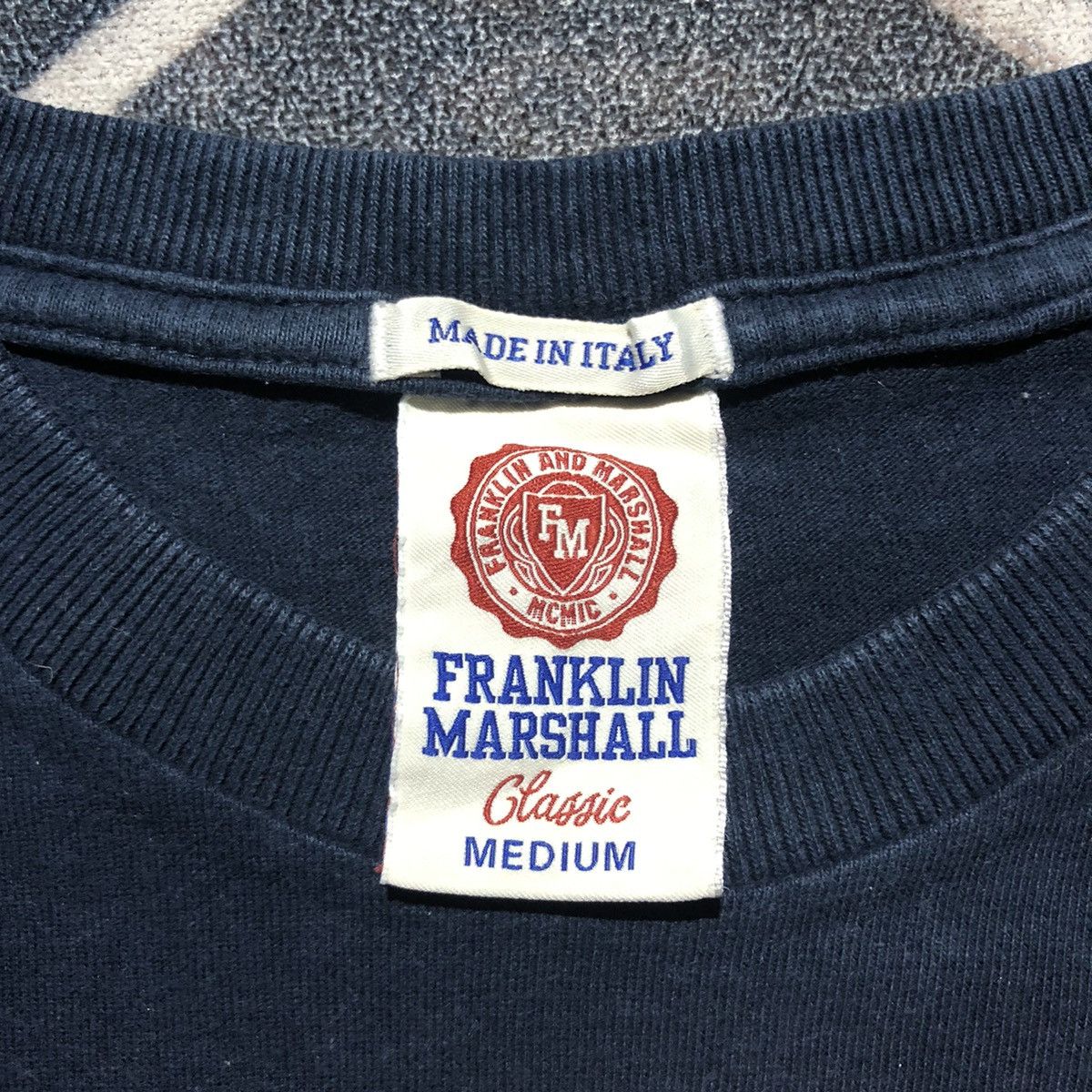 Franklin & Marshall Rare‼️🔥Franklin & Marshall SpellOut Big Logo T-Shirt Size M / US 6-8 / IT 42-44 - 4 Thumbnail